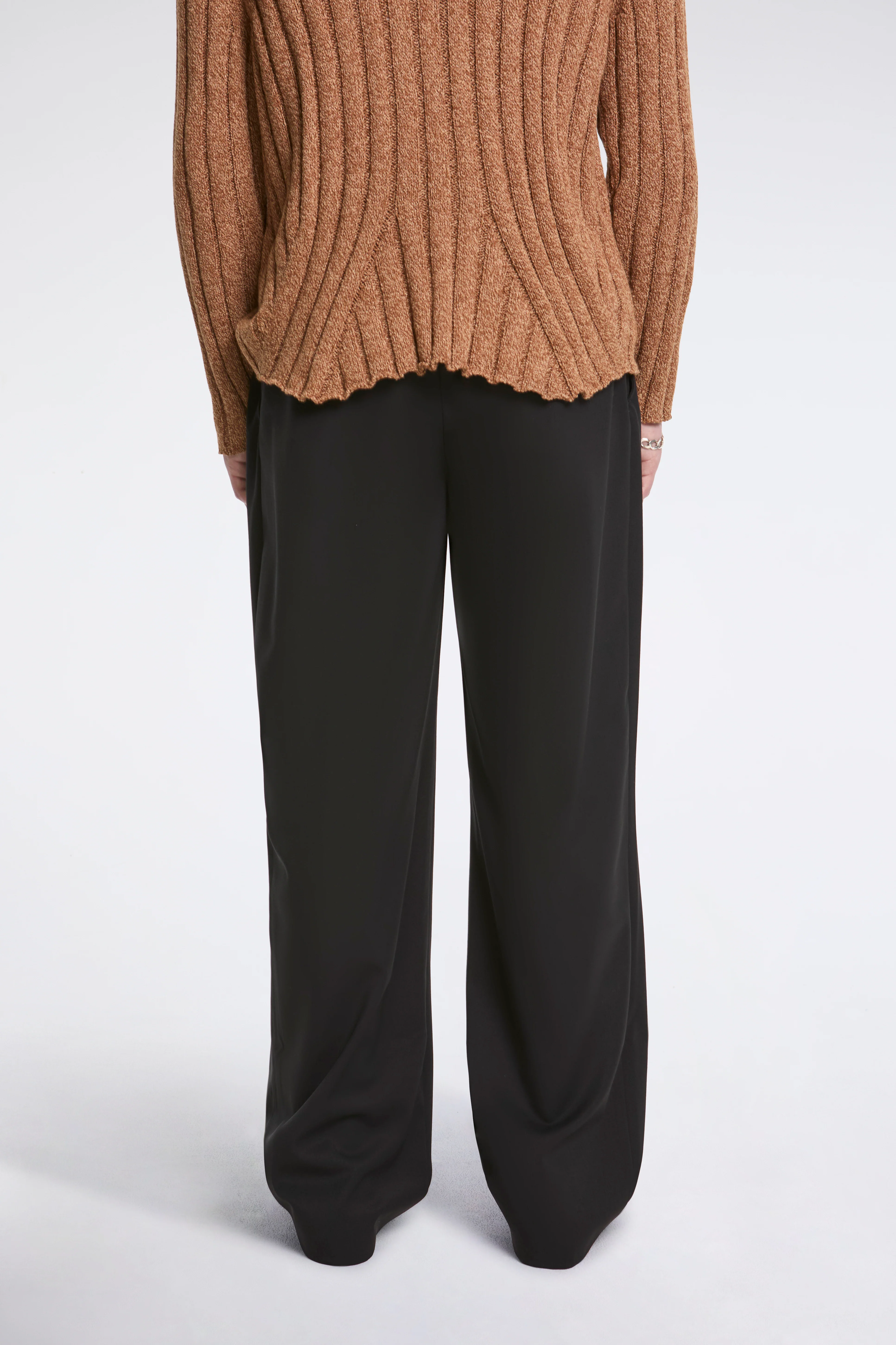 Minna Gathered Trouser Crow Black - Image 4