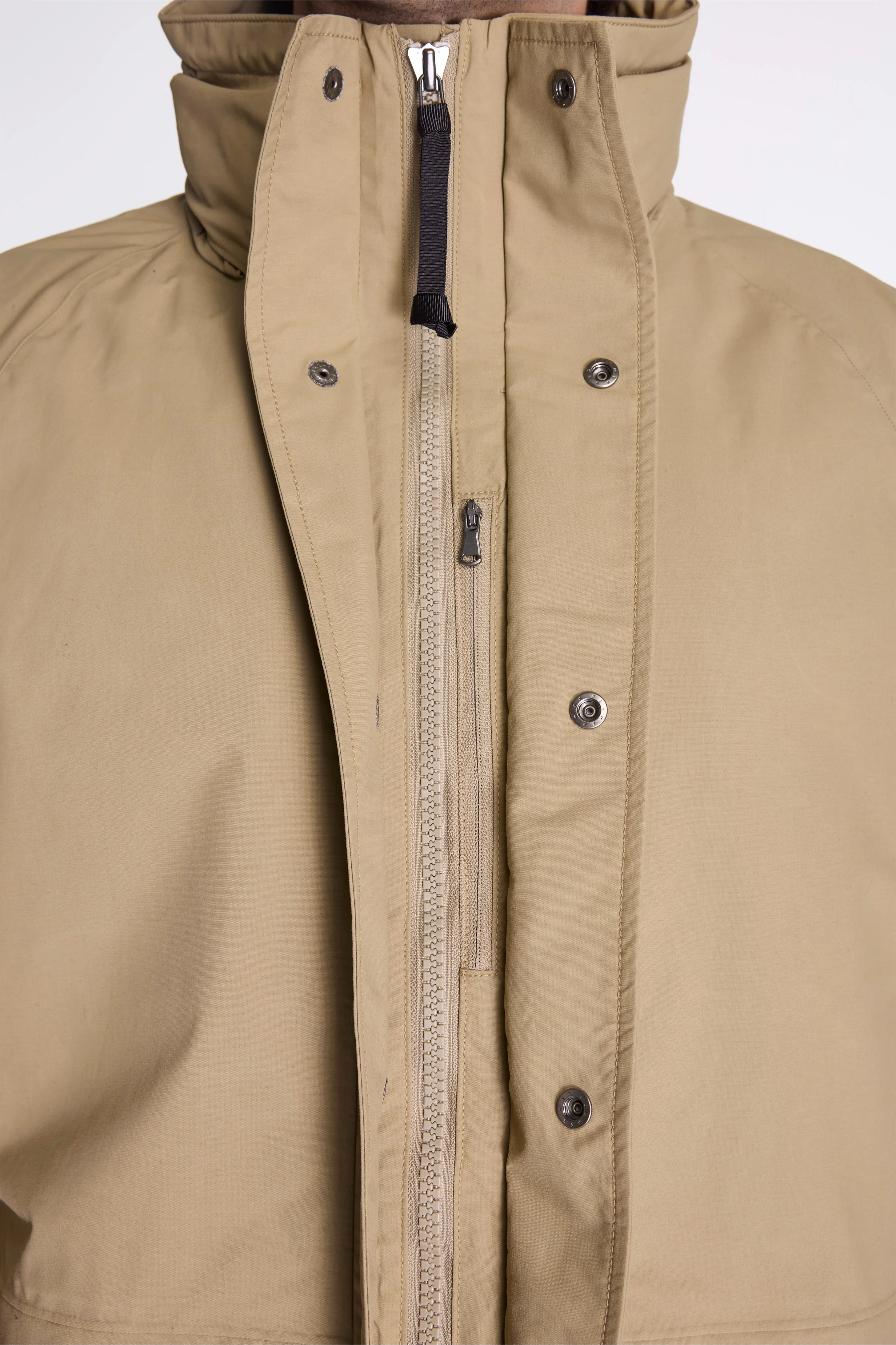 2L Nylon Gore-Tex Cruiser Coat Khaki Beige - Image 7