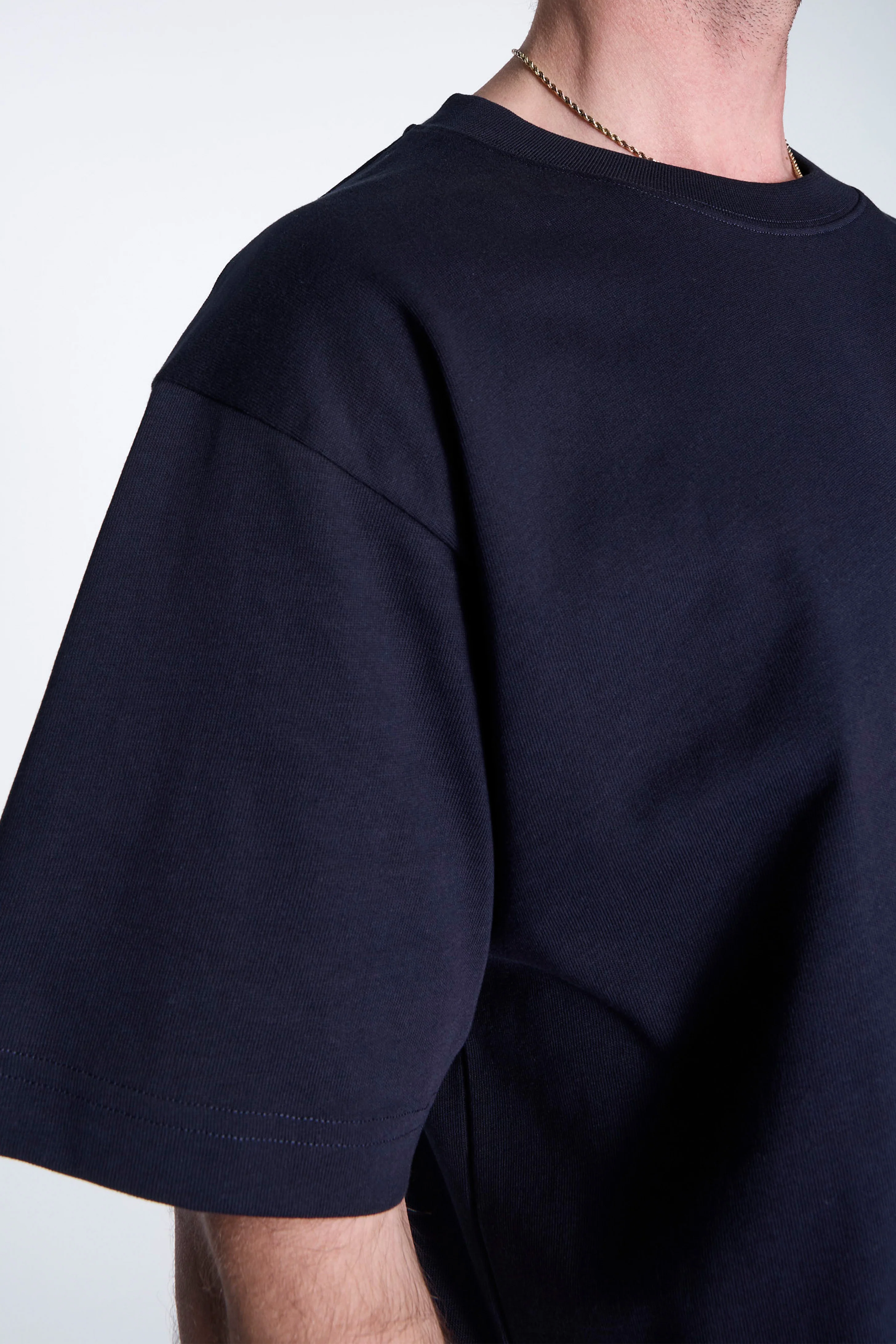 Norse Standard Heavy Loose T-shirt Dark Navy - Image 3