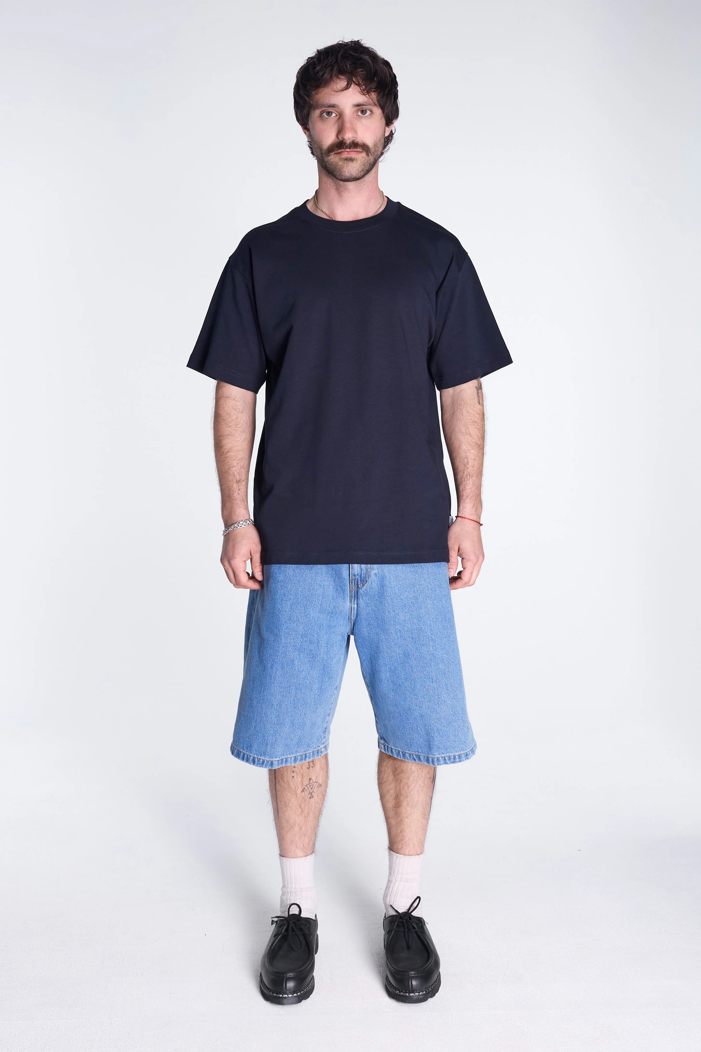 Norse Standard Heavy Loose T-shirt Dark Navy - Image 4