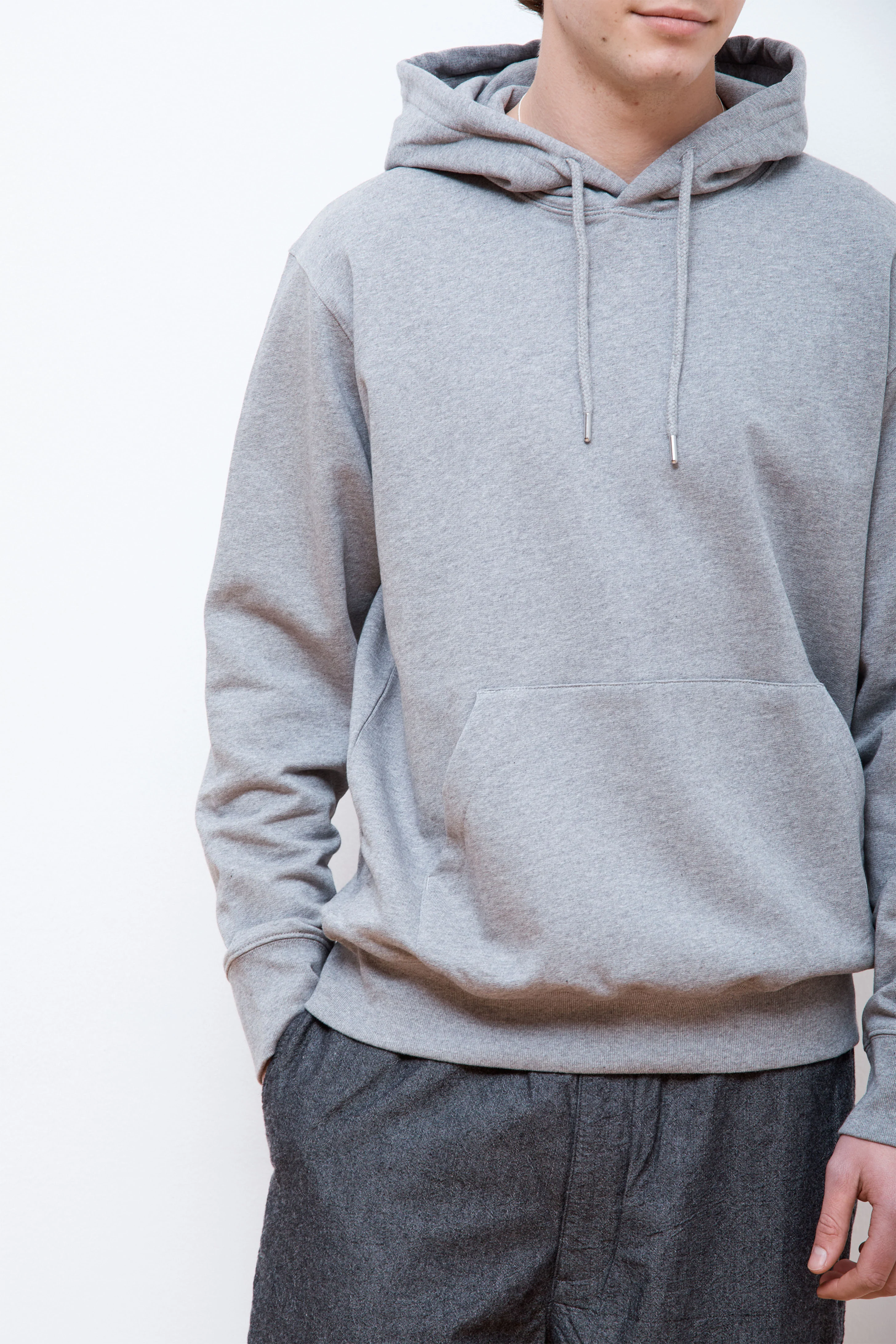 Norse Standard Hoodie Grey Melange - Image 3