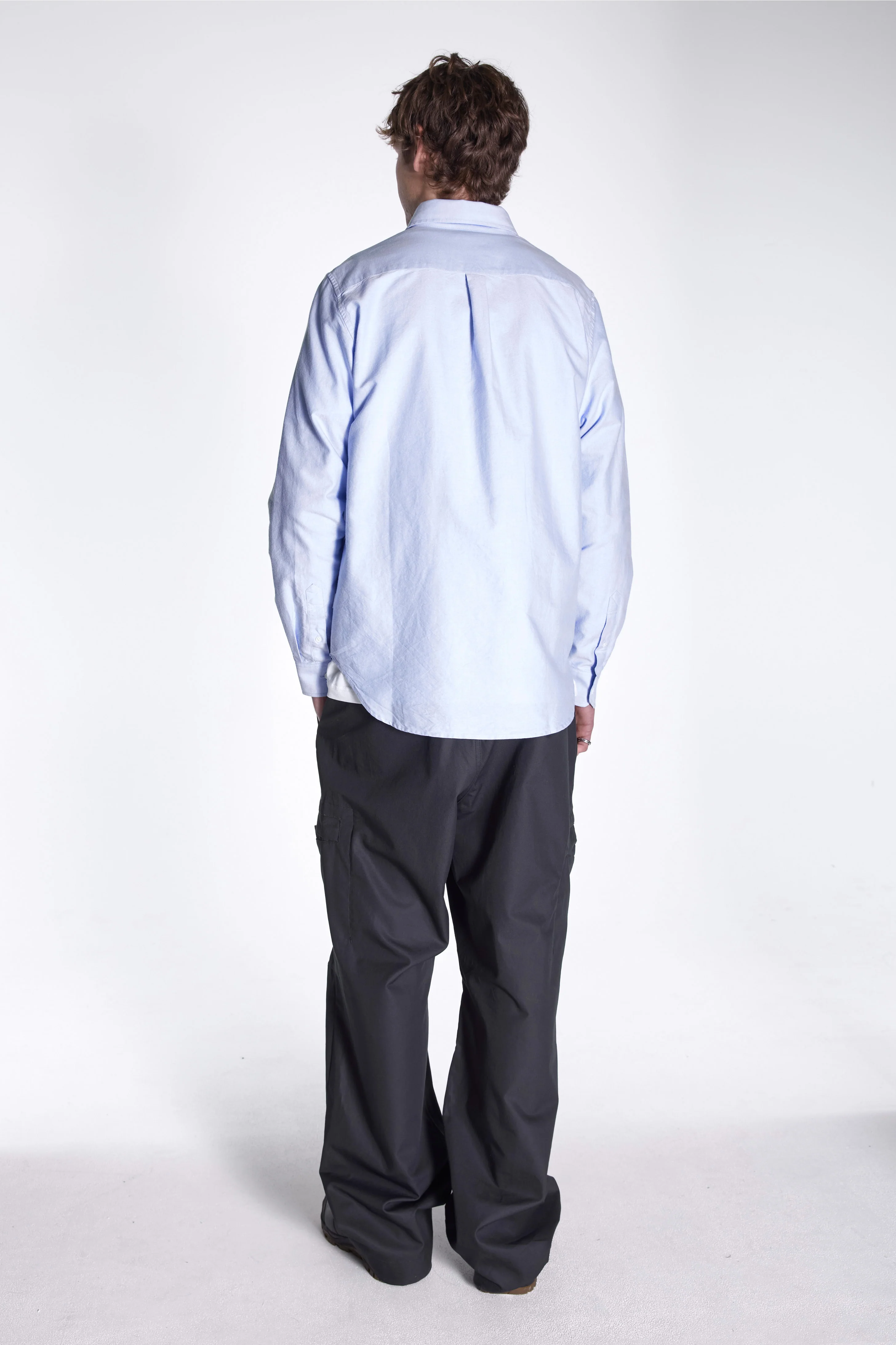 Norse Standard Oxford BD Shirt Pale Blue - Image 5