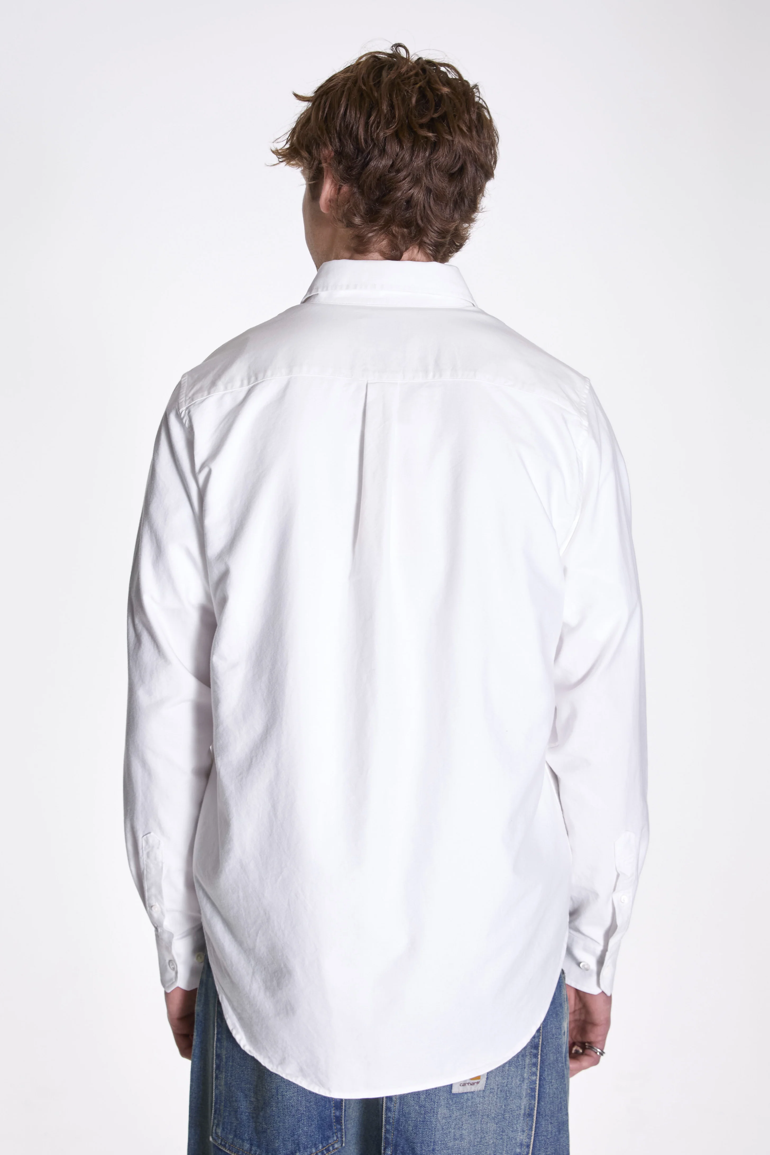 Norse Standard Oxford BD Shirt White - Image 2
