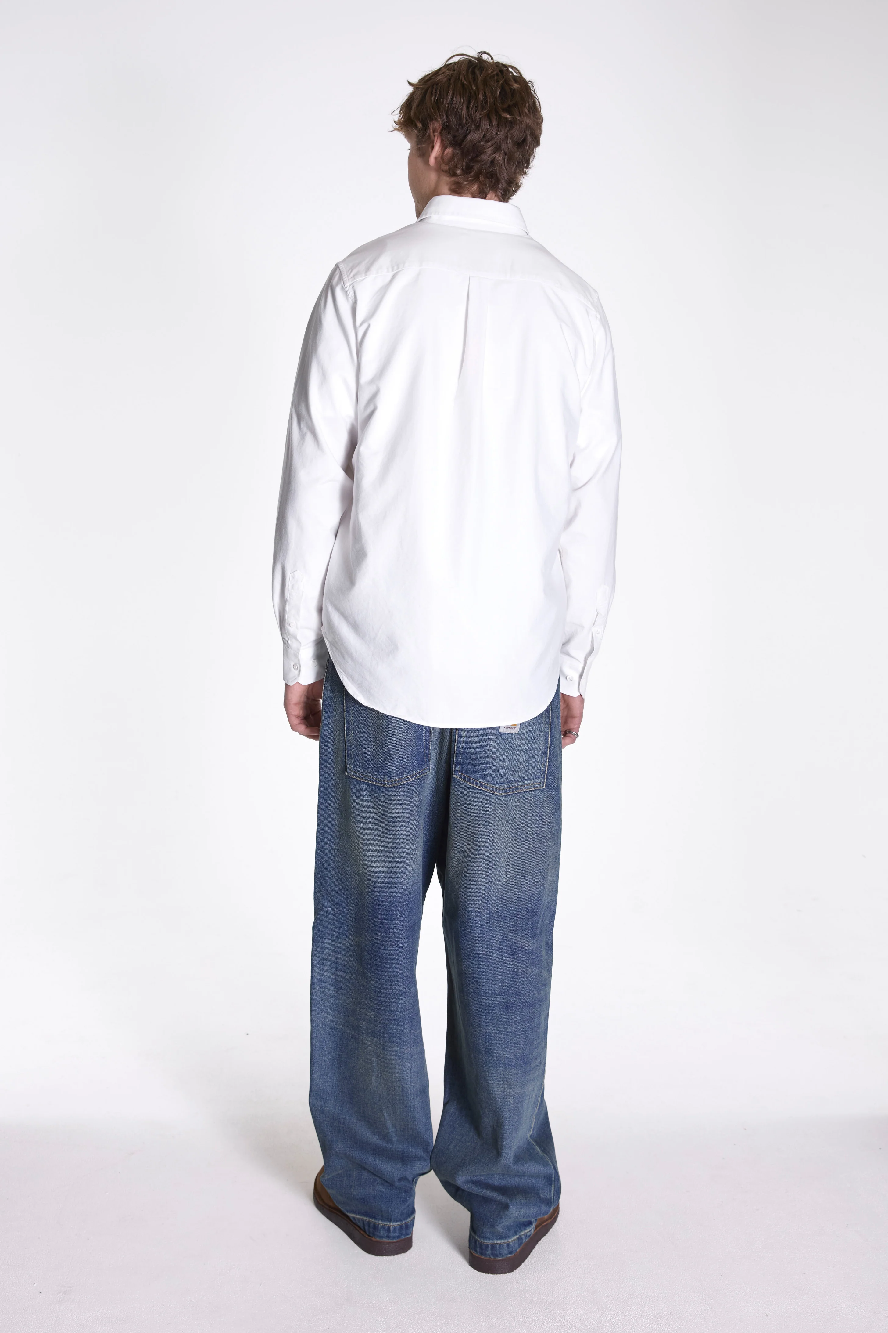 Norse Standard Oxford BD Shirt White - Image 6