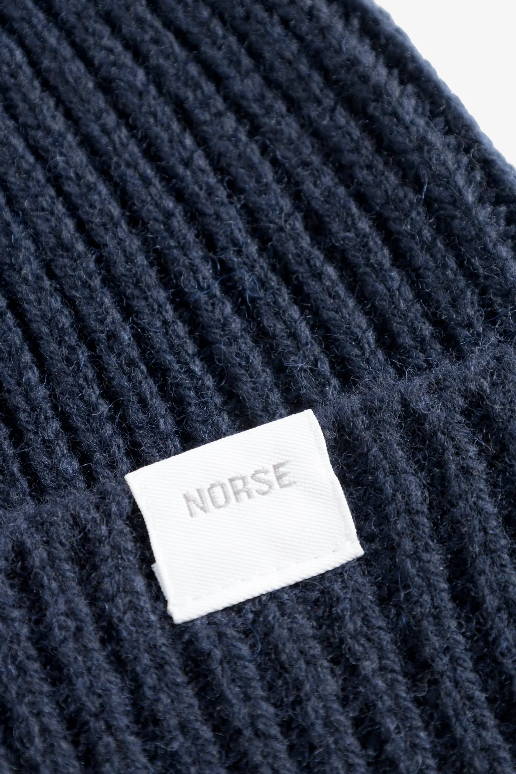 Norse Standard Merino Beanie Dark Navy - Image 3