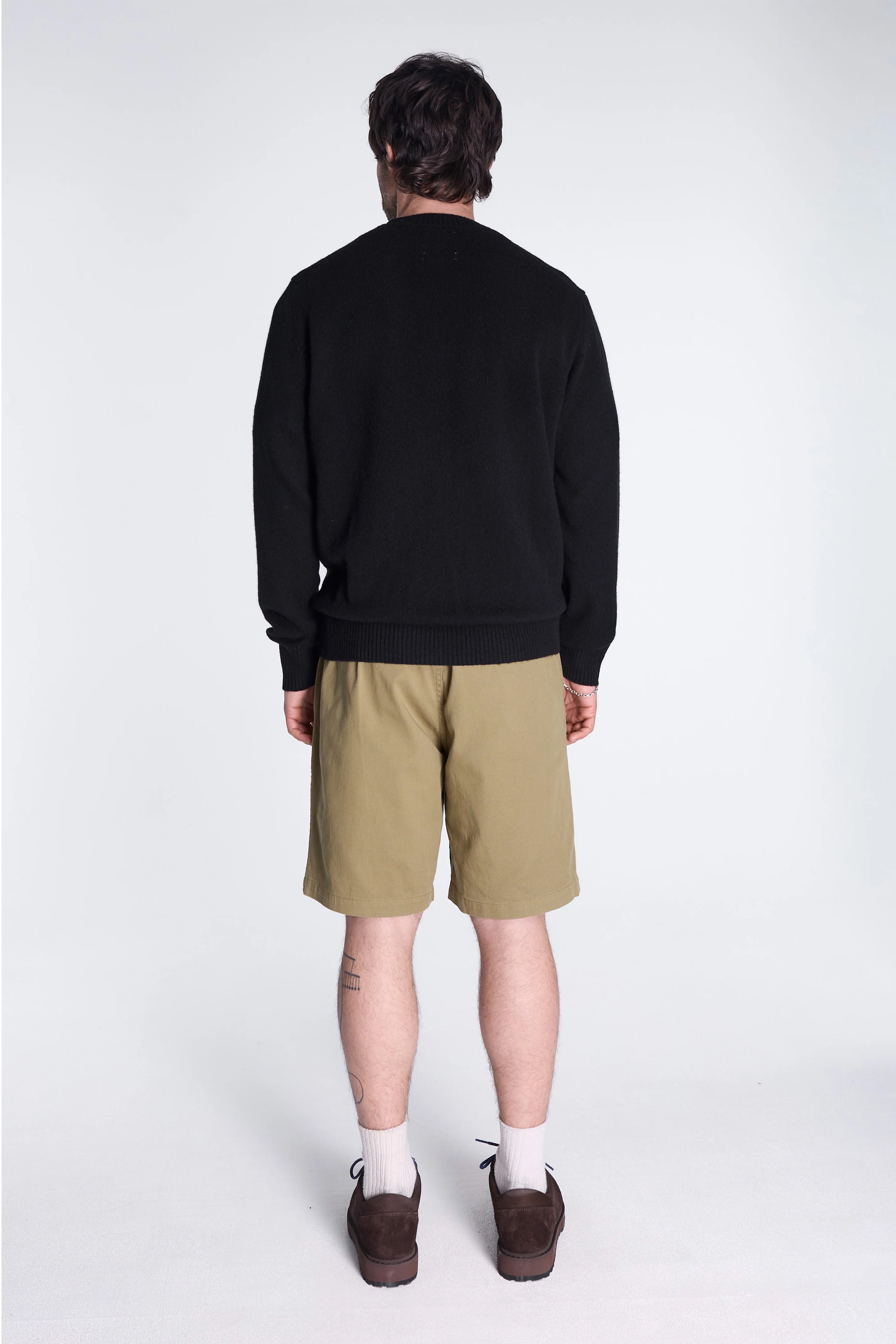 Norse Standard Merino Lambswool Sweater Black - Image 5