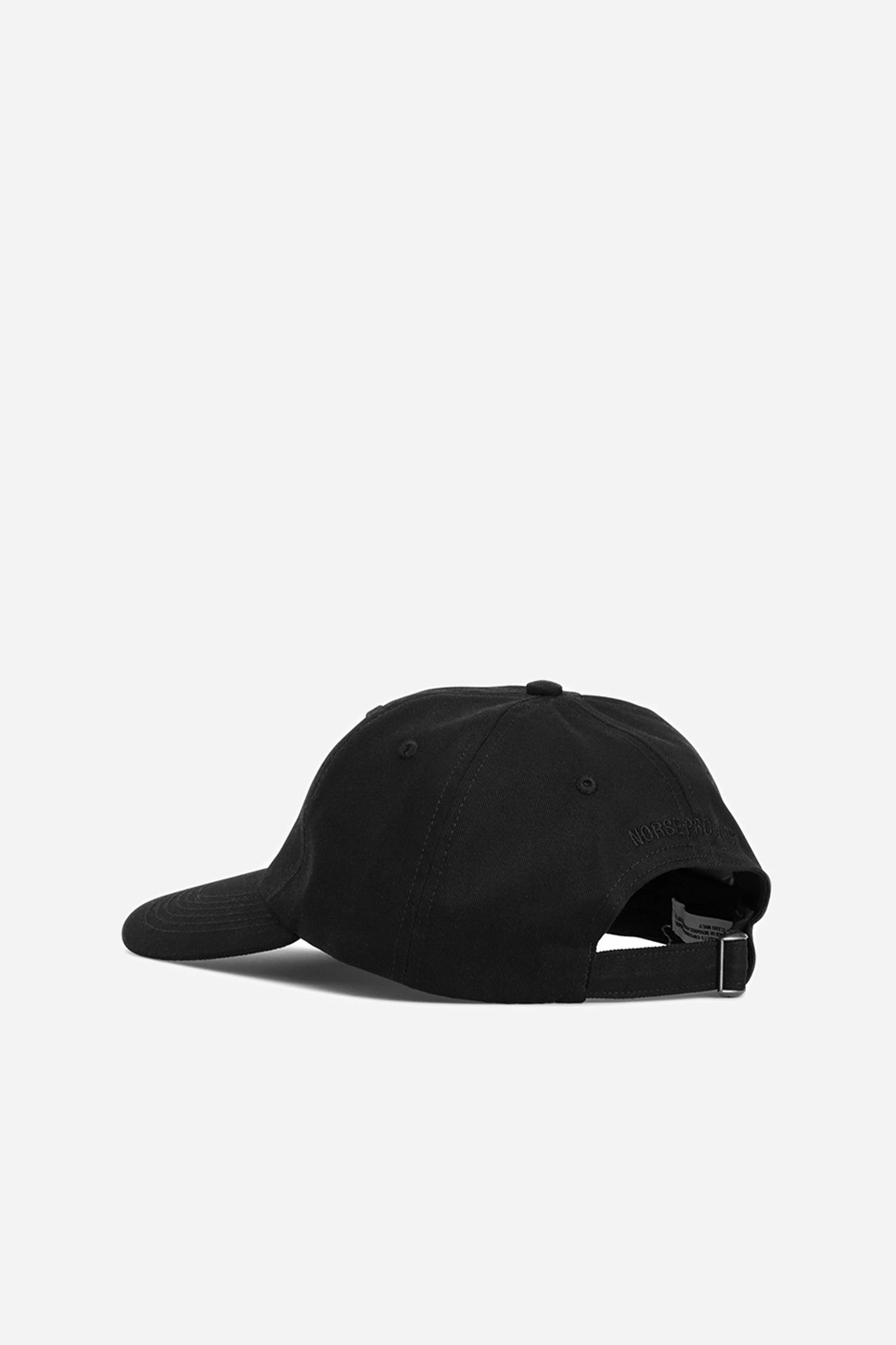 Twill Sports Cap Black - Image 3