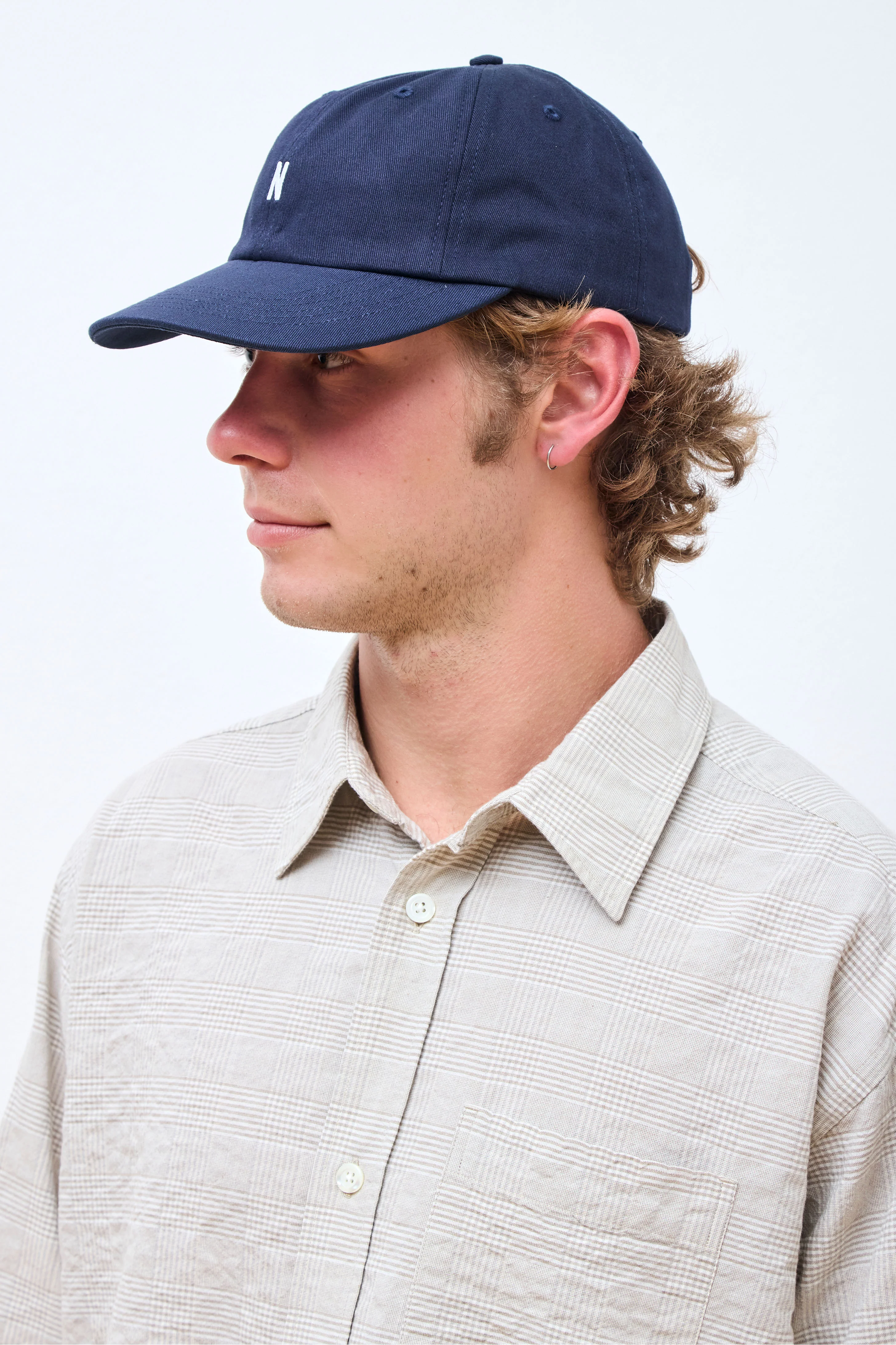 Twill Sports Cap Dark Navy - Image 3
