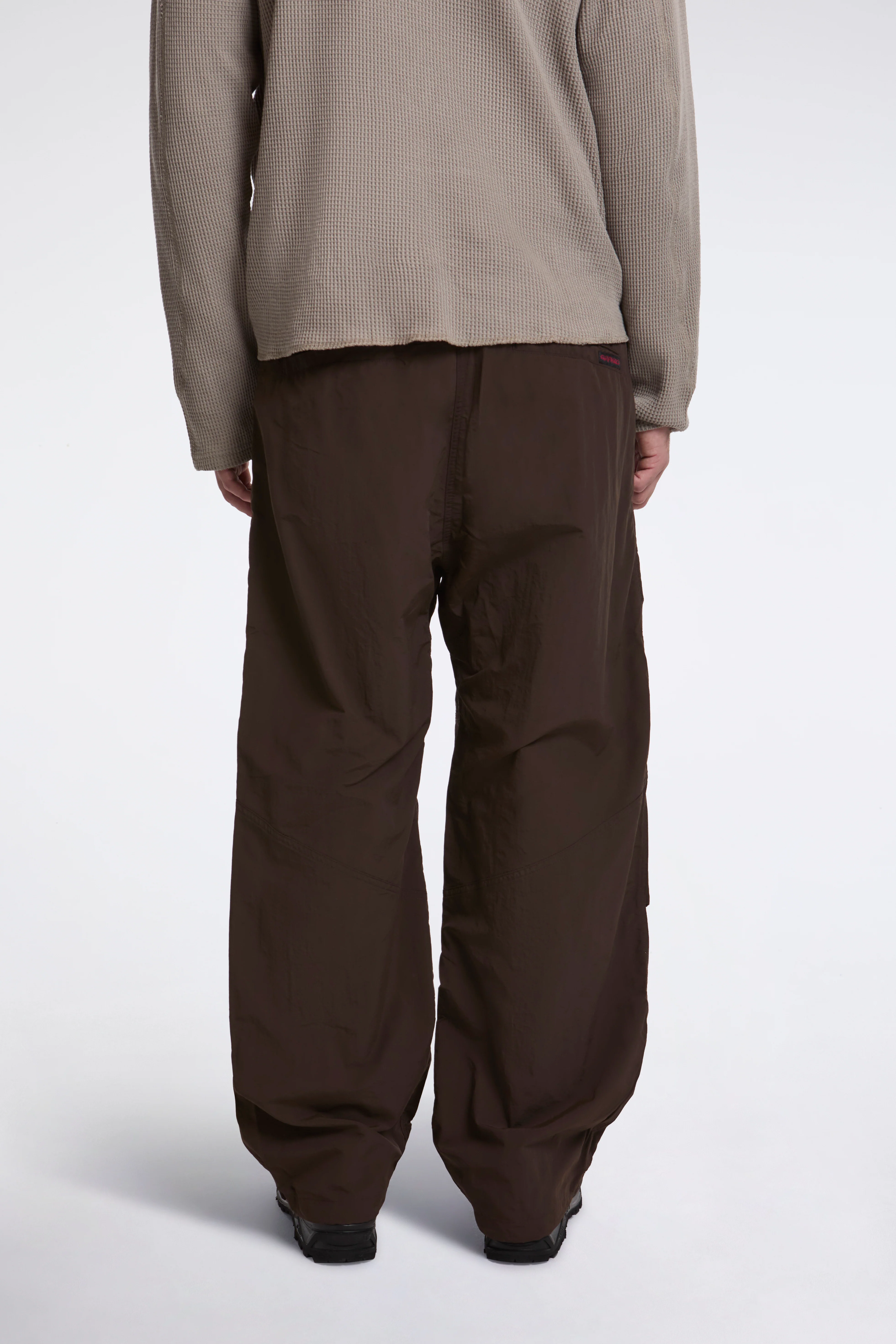 Nylon Paneled Trek Pant Chocolate - Image 6
