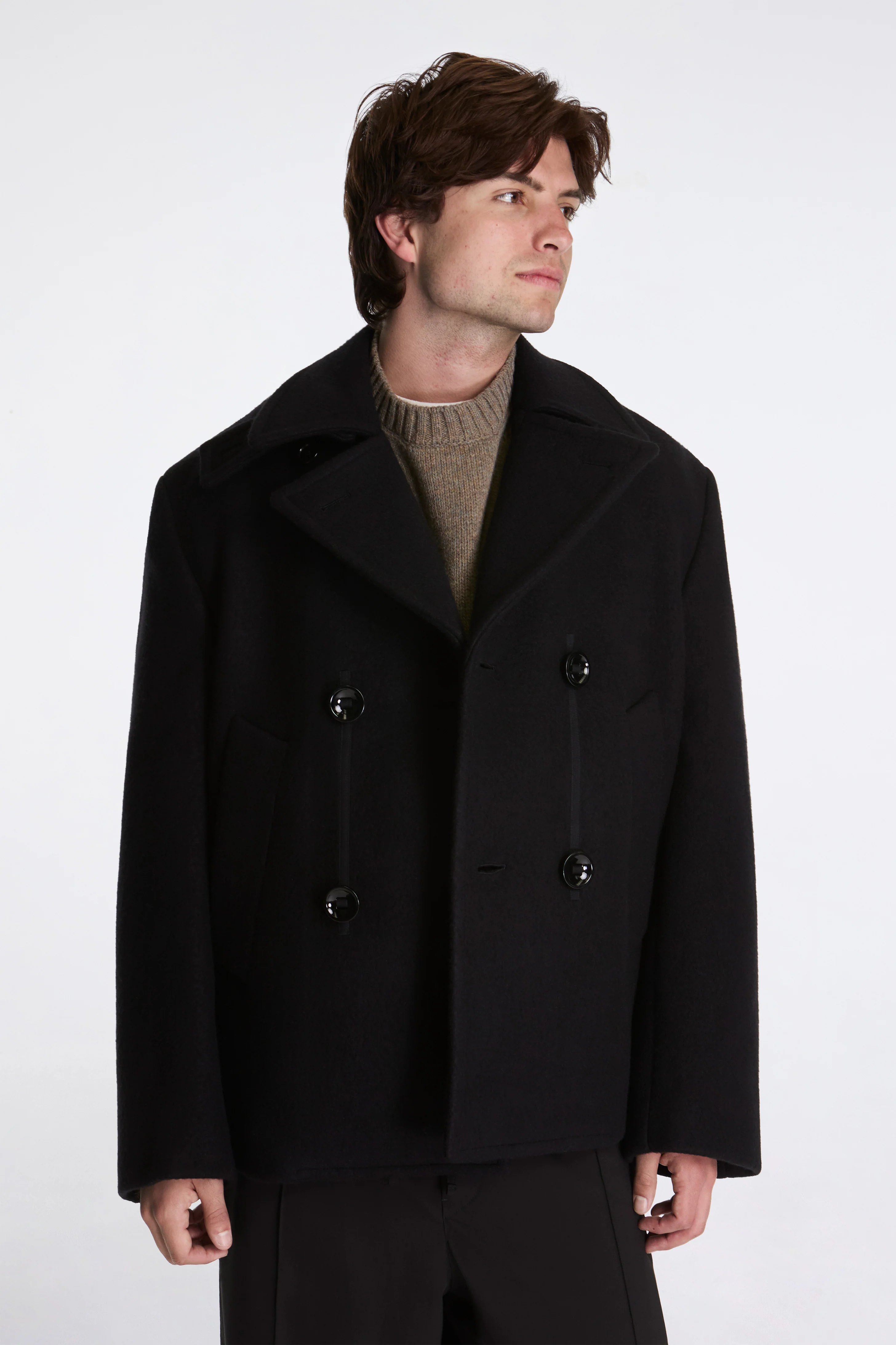 Wool Peacoat Black - Image 2