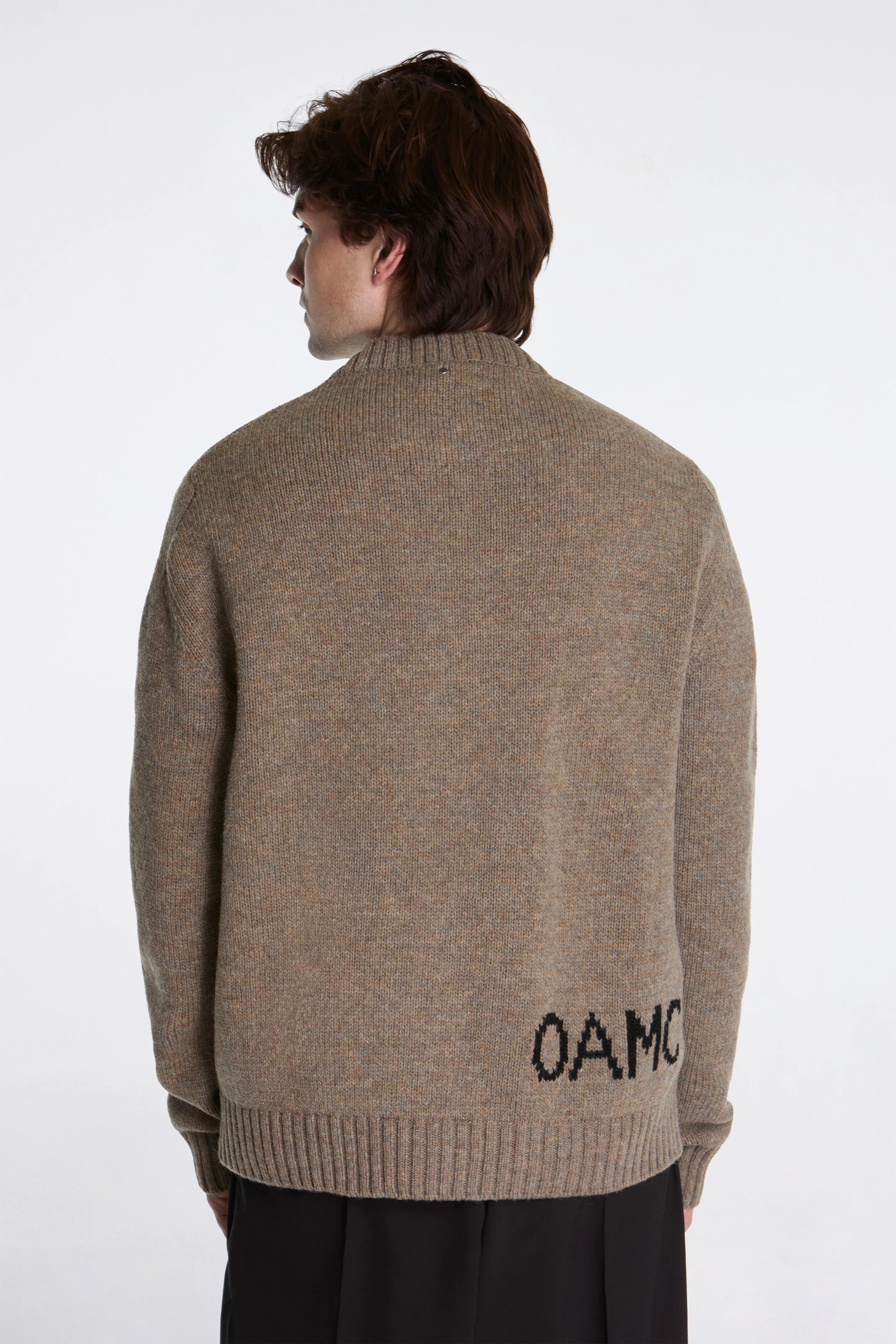 Truffle Round Neck Collar Knit With Logo - Image 2