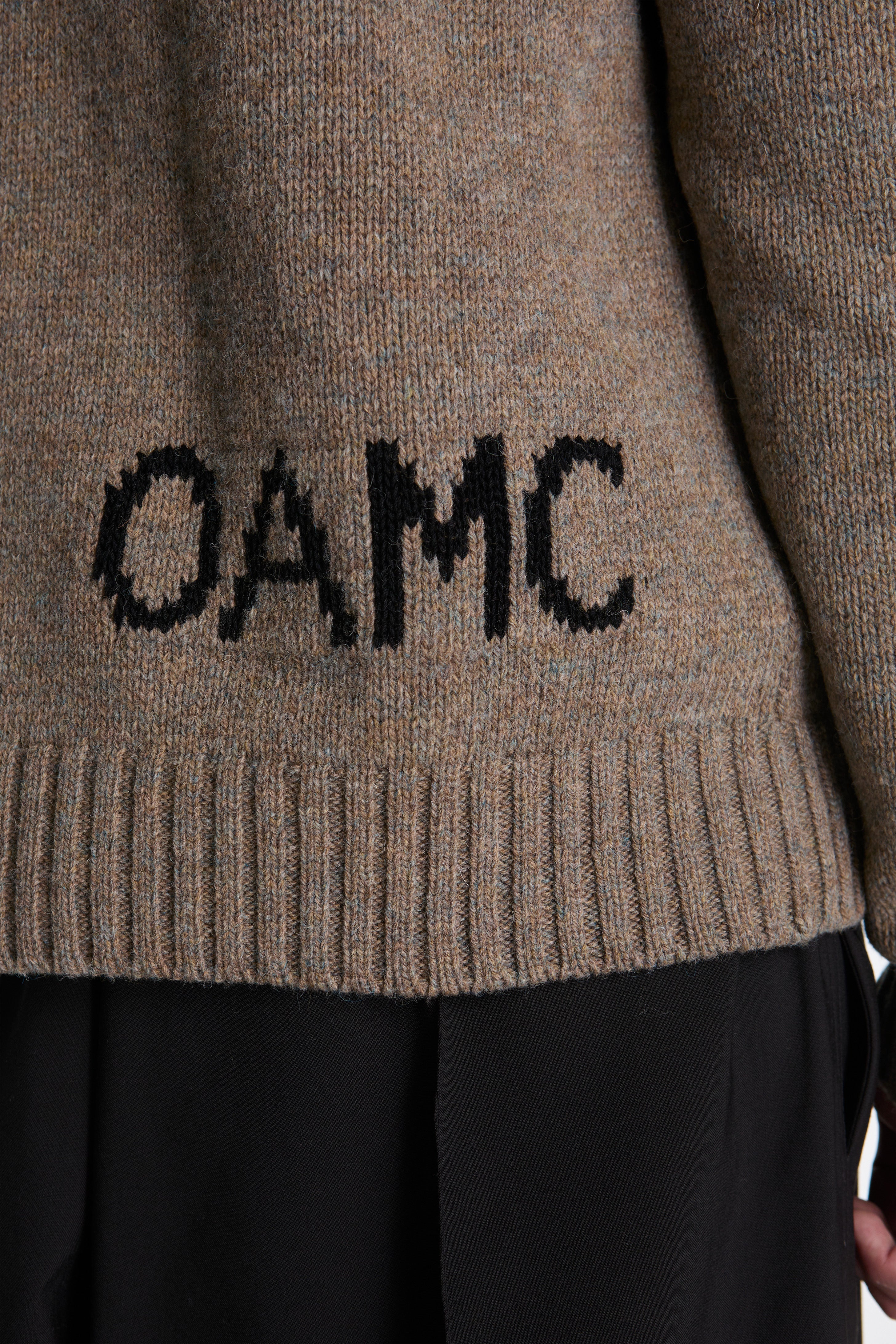 Truffle Round Neck Collar Knit With Logo - Image 3