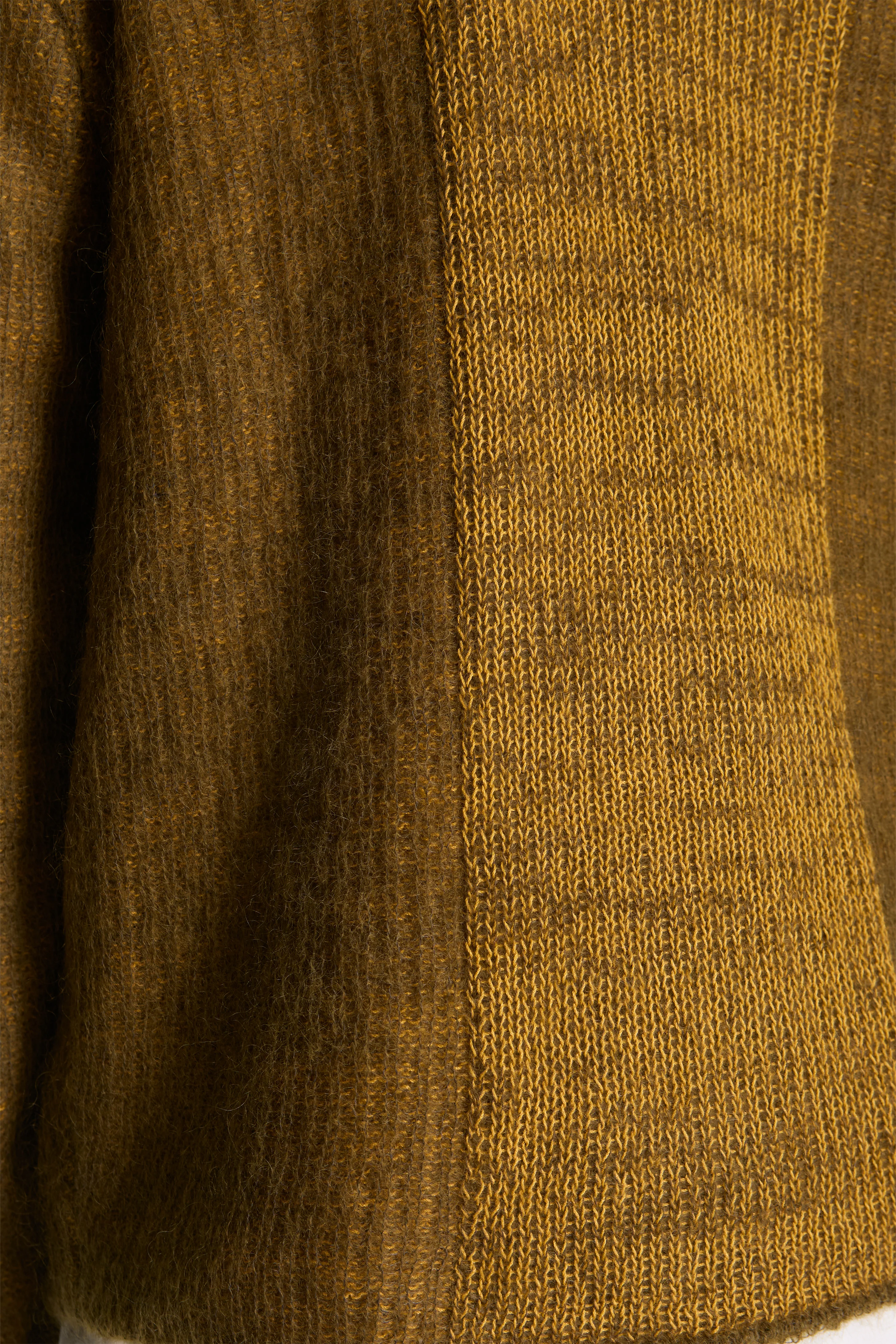 Tubolar Knit Crewneck Khaki/Yellow - Image 3