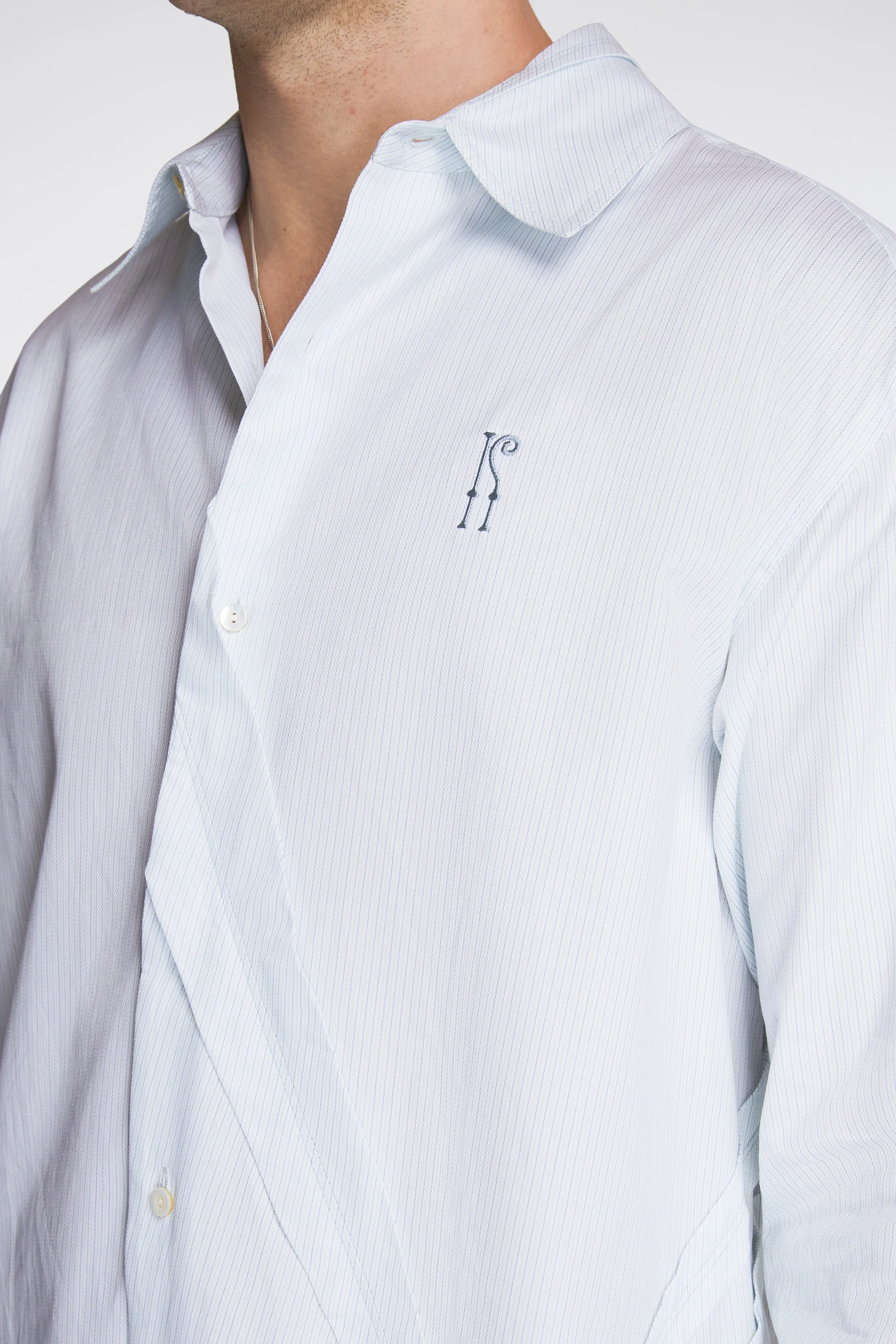 Ohne K-Dart Shirt Blue & Green - Image 3