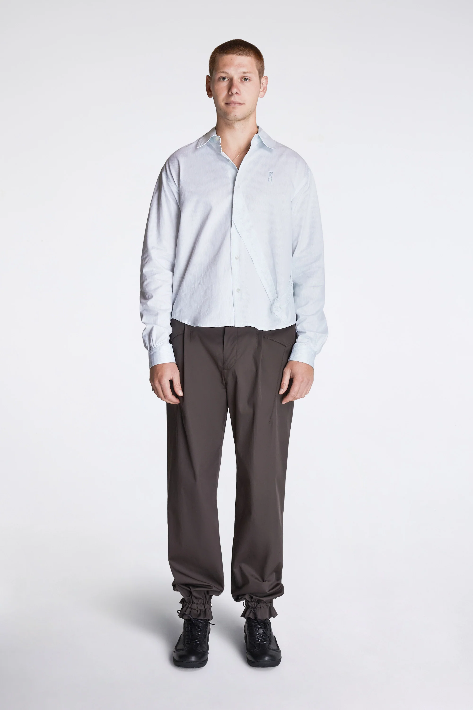 Ohne K-Dart Shirt Blue & Green - Image 4