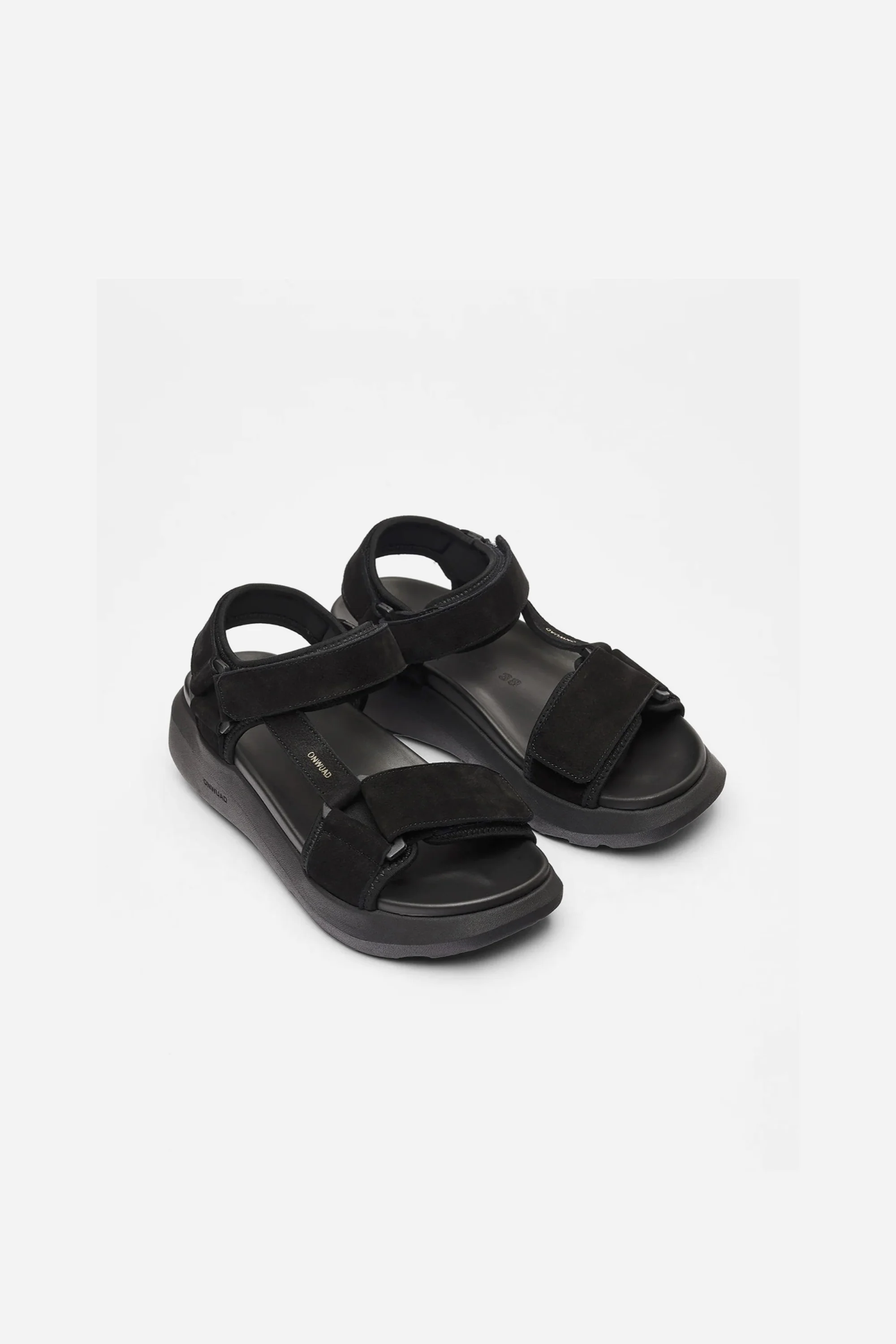 Schon Leather Sandal Black - Image 3