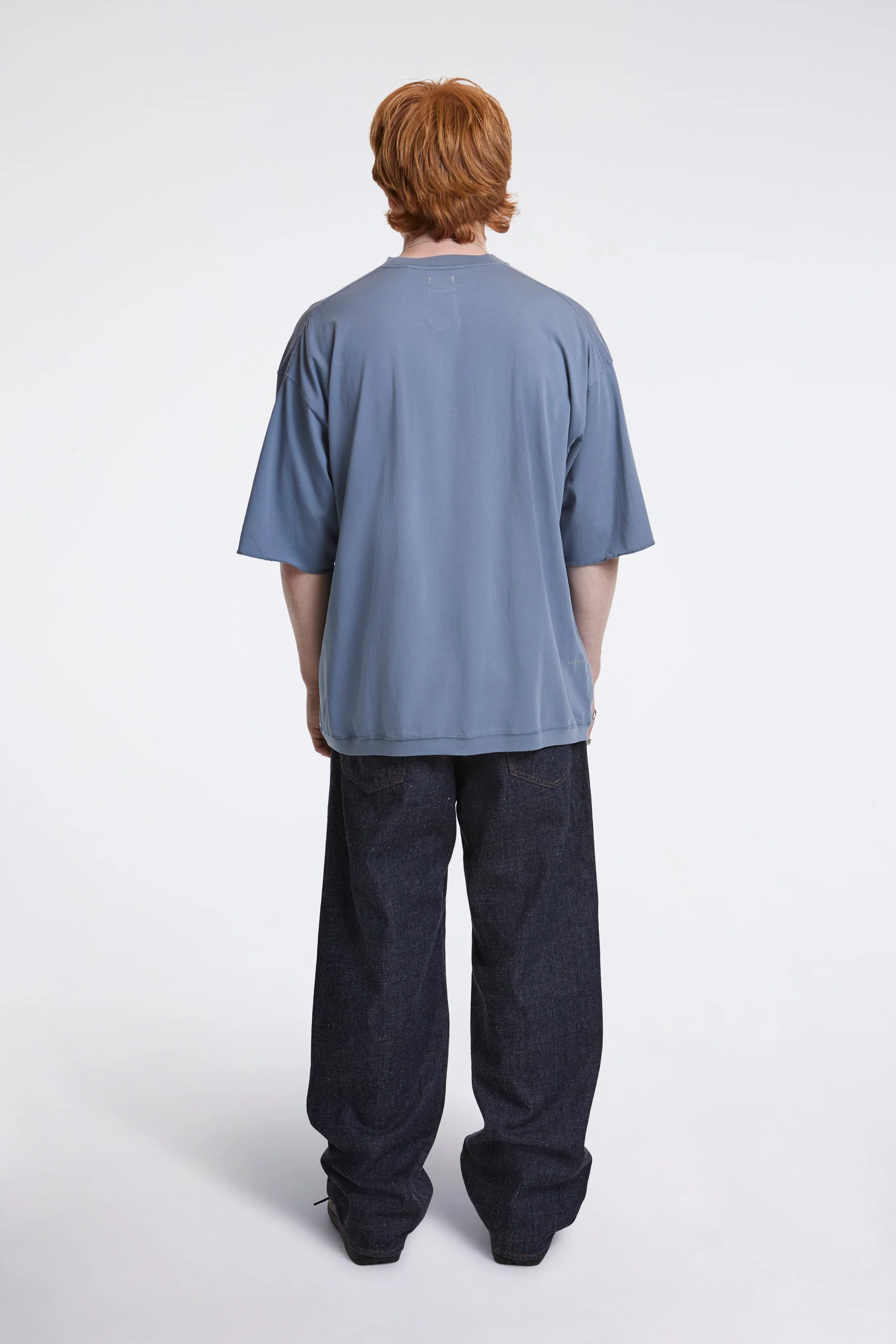 OOAL Pocket Tee Blue Gray - Image 6