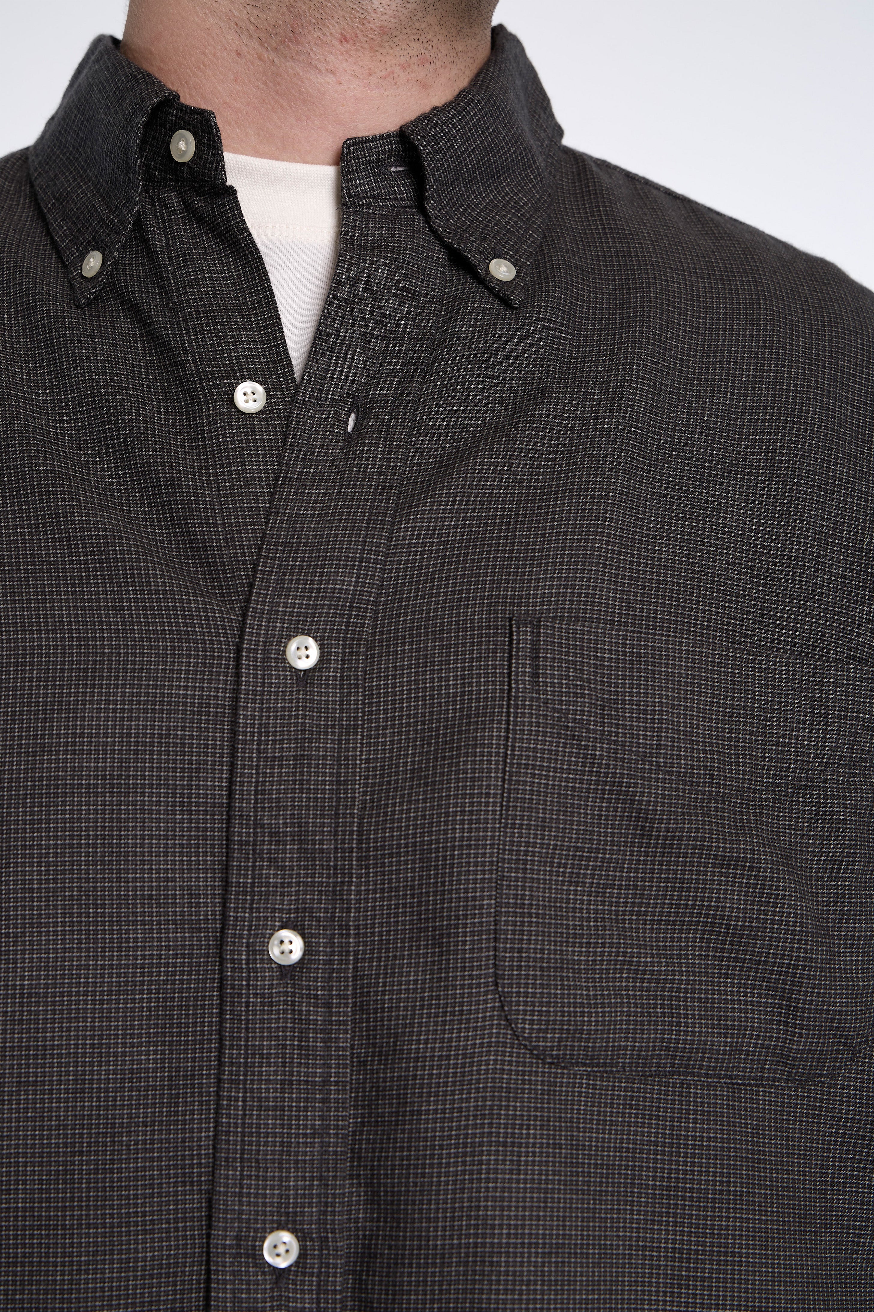 Button Down Shirt Mini Check - Image 4