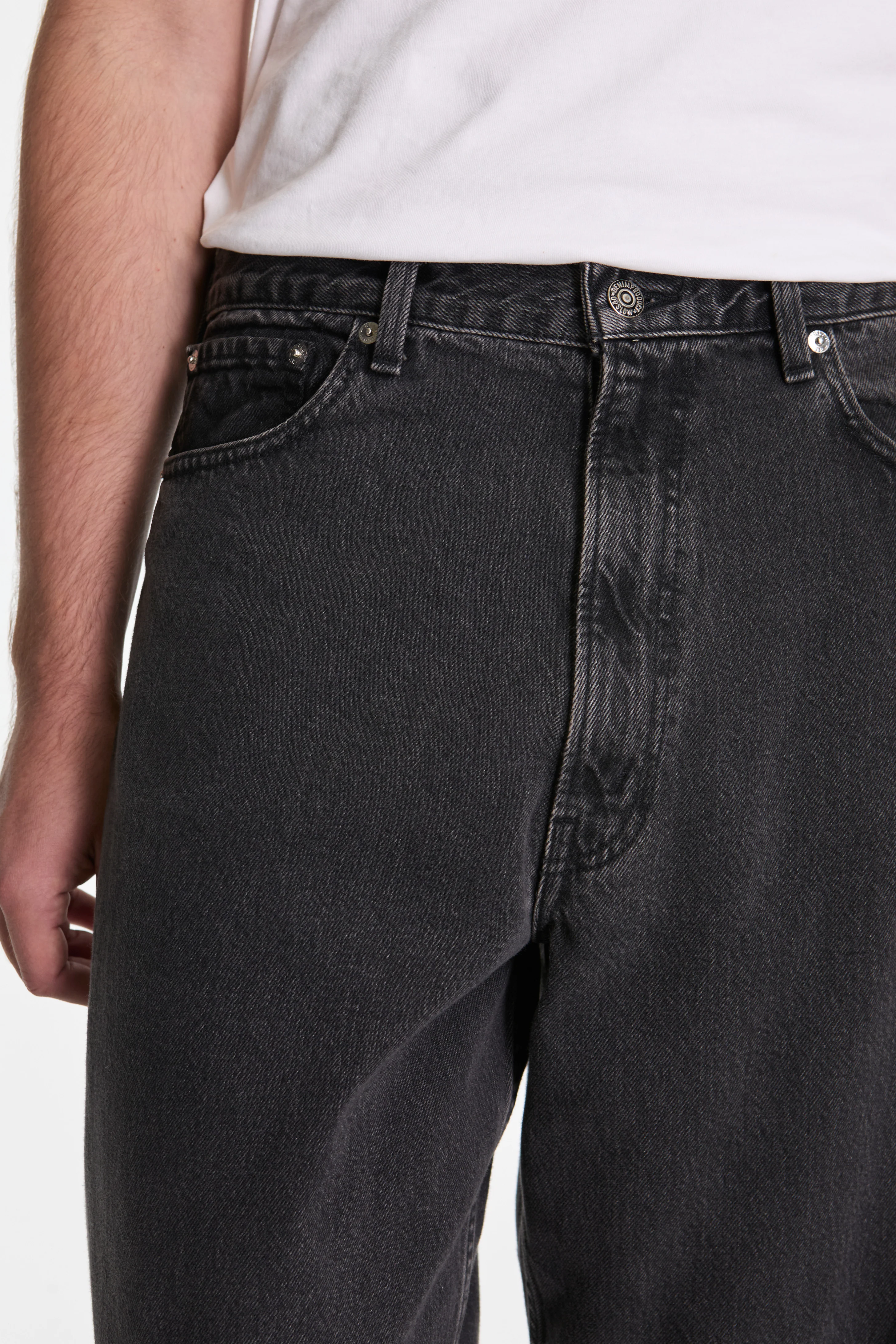 Super Dad's Denim Pants Black Denim Stone - Image 3