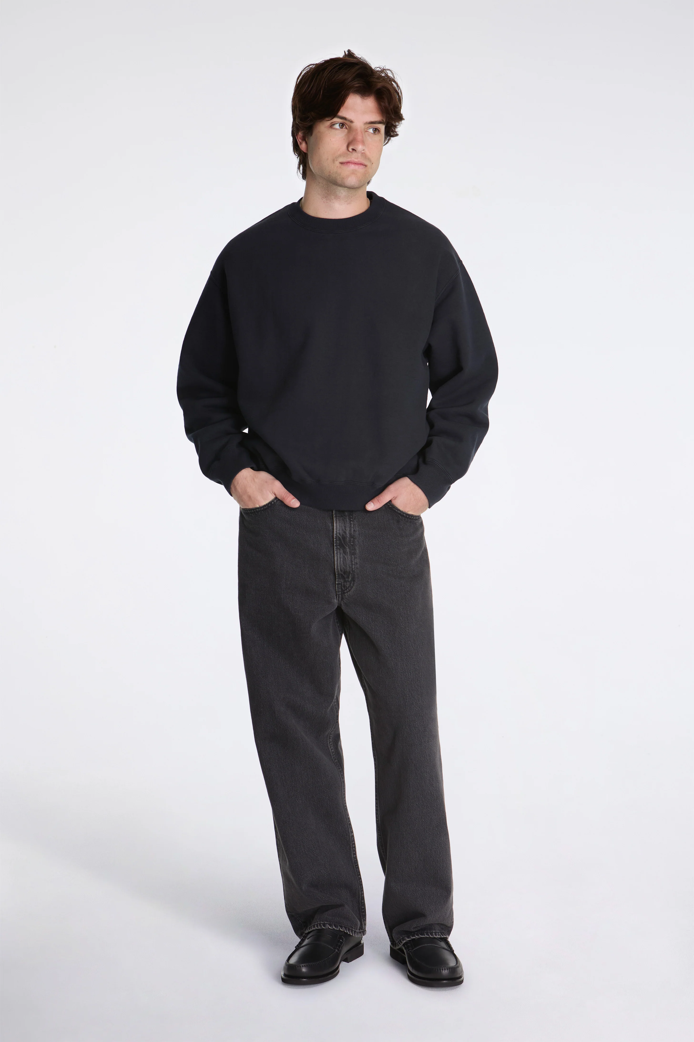Super Dad's Denim Pants Black Denim Stone - Image 5