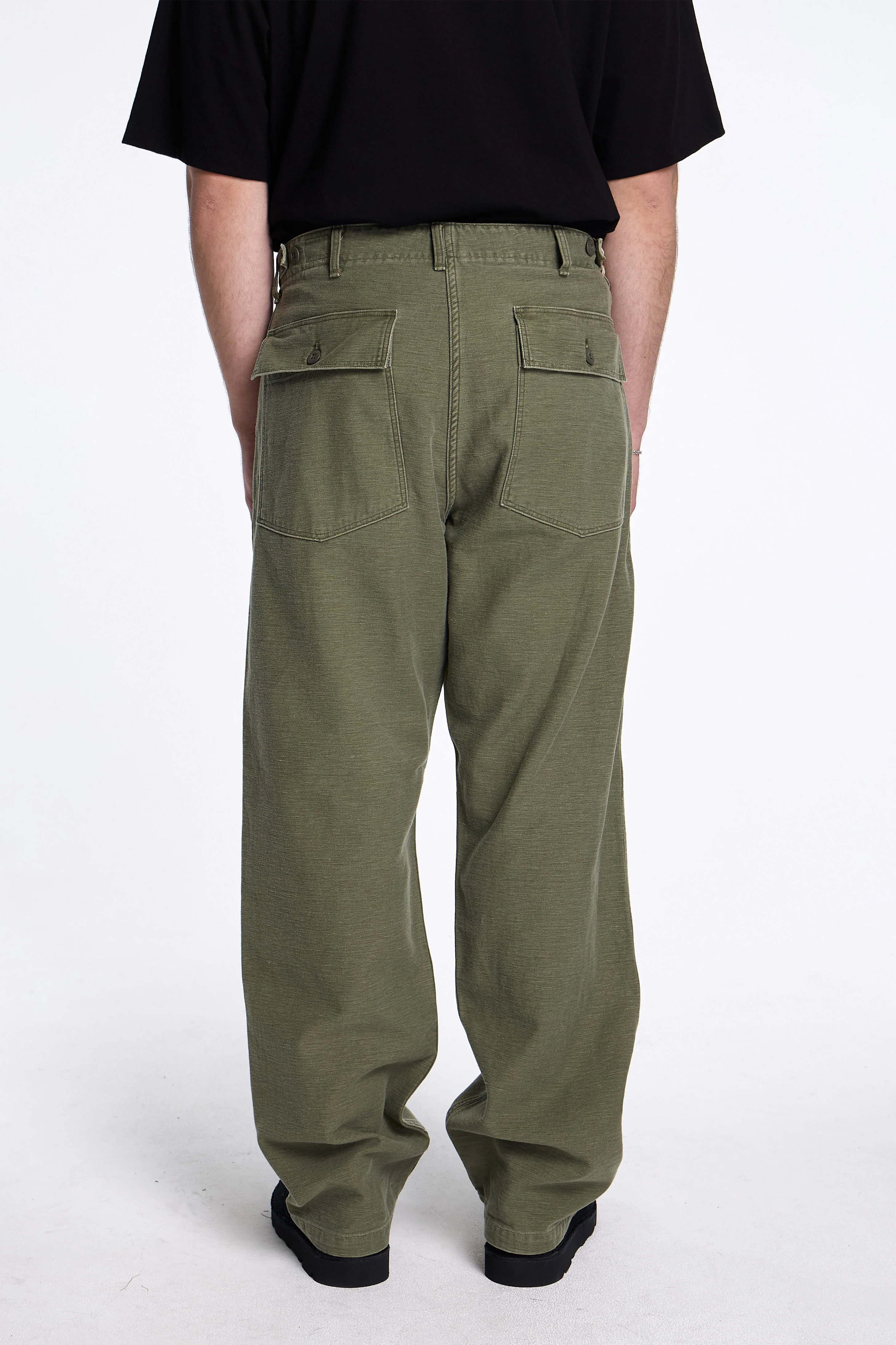 Used Wash Vintage Fit Fatigue Pants - Image 3