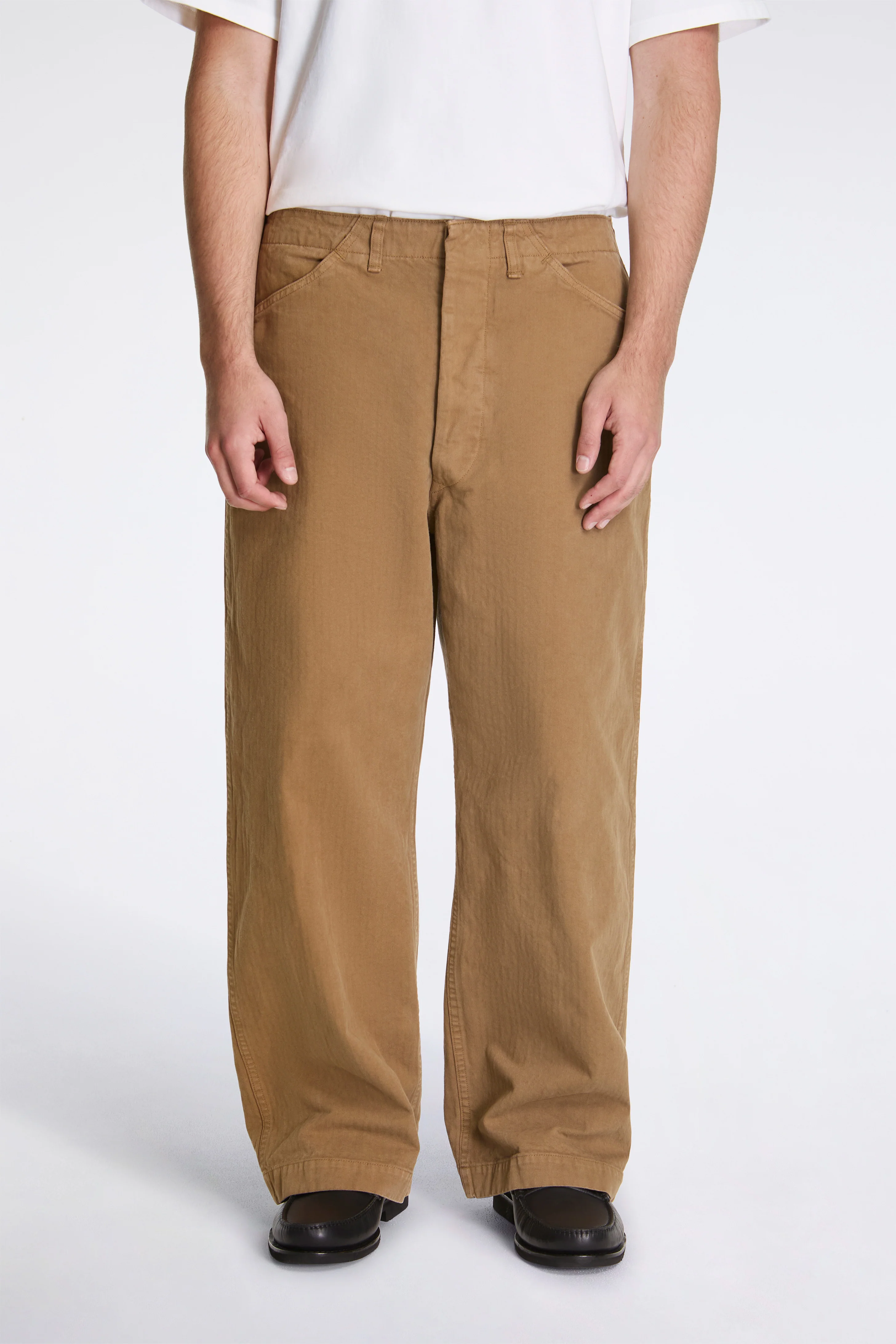 USMC Herringbone Wide Fit Utility Trousers - Image 2