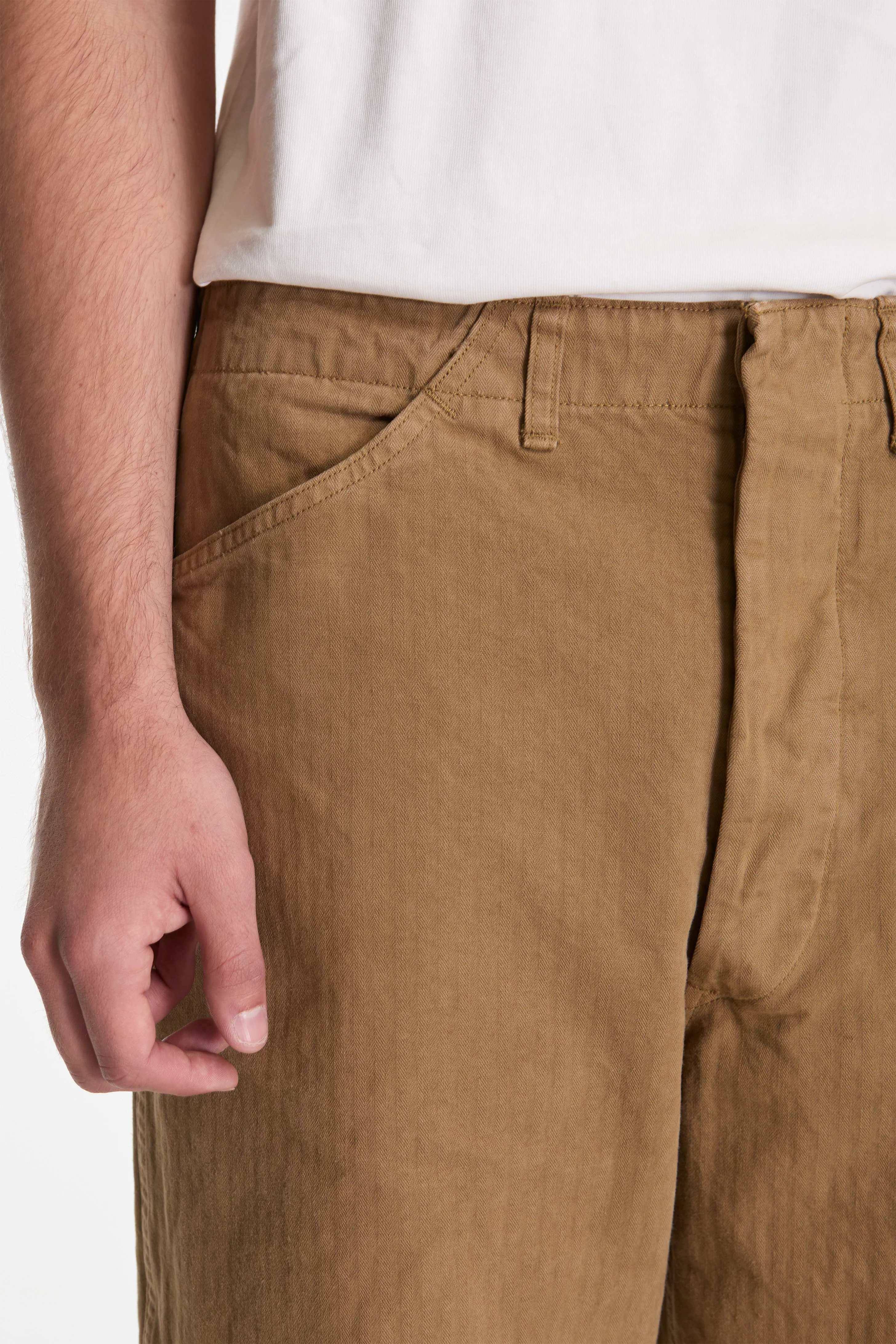USMC Herringbone Wide Fit Utility Trousers - Image 3
