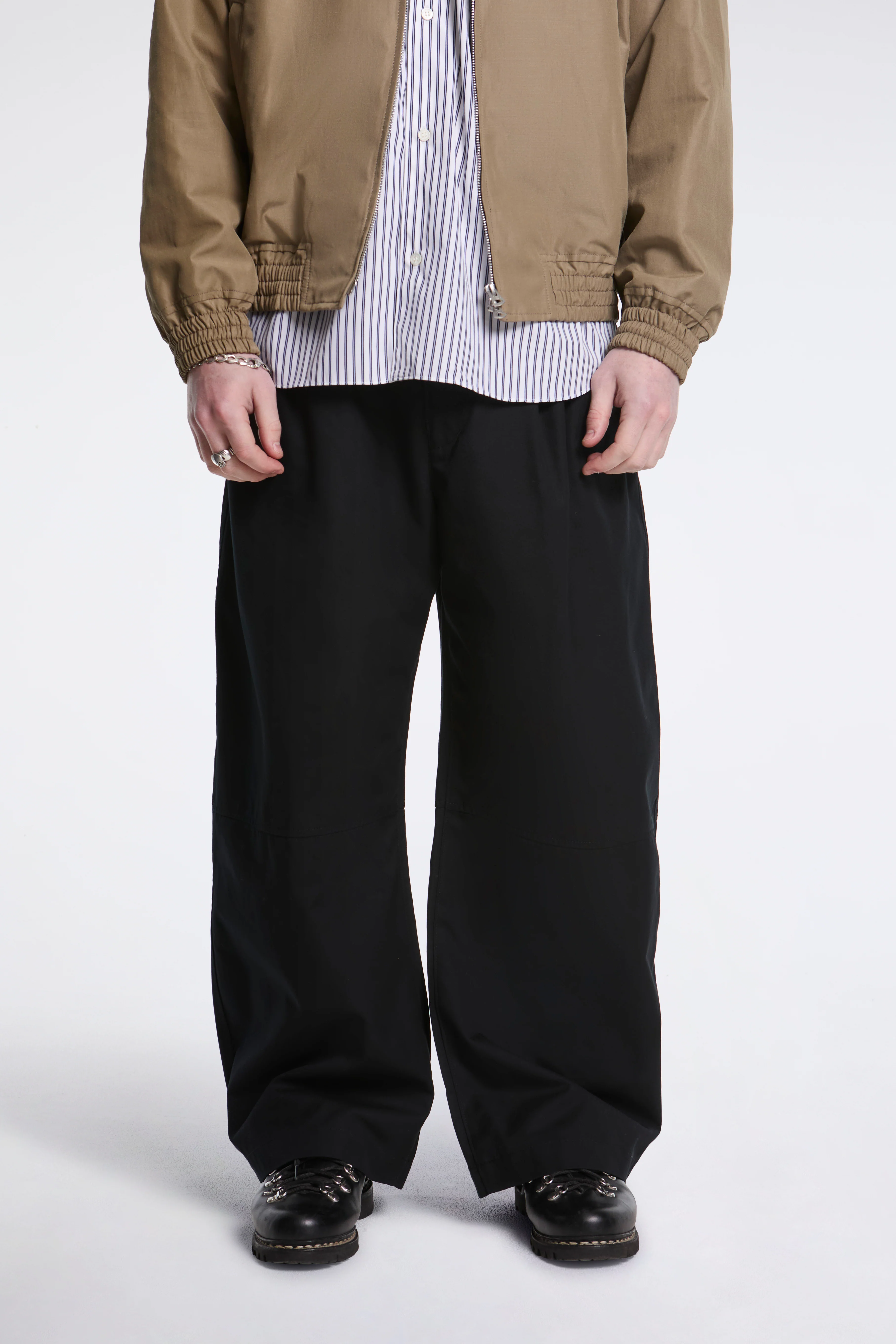 Panelled Trouser Black - Image 2