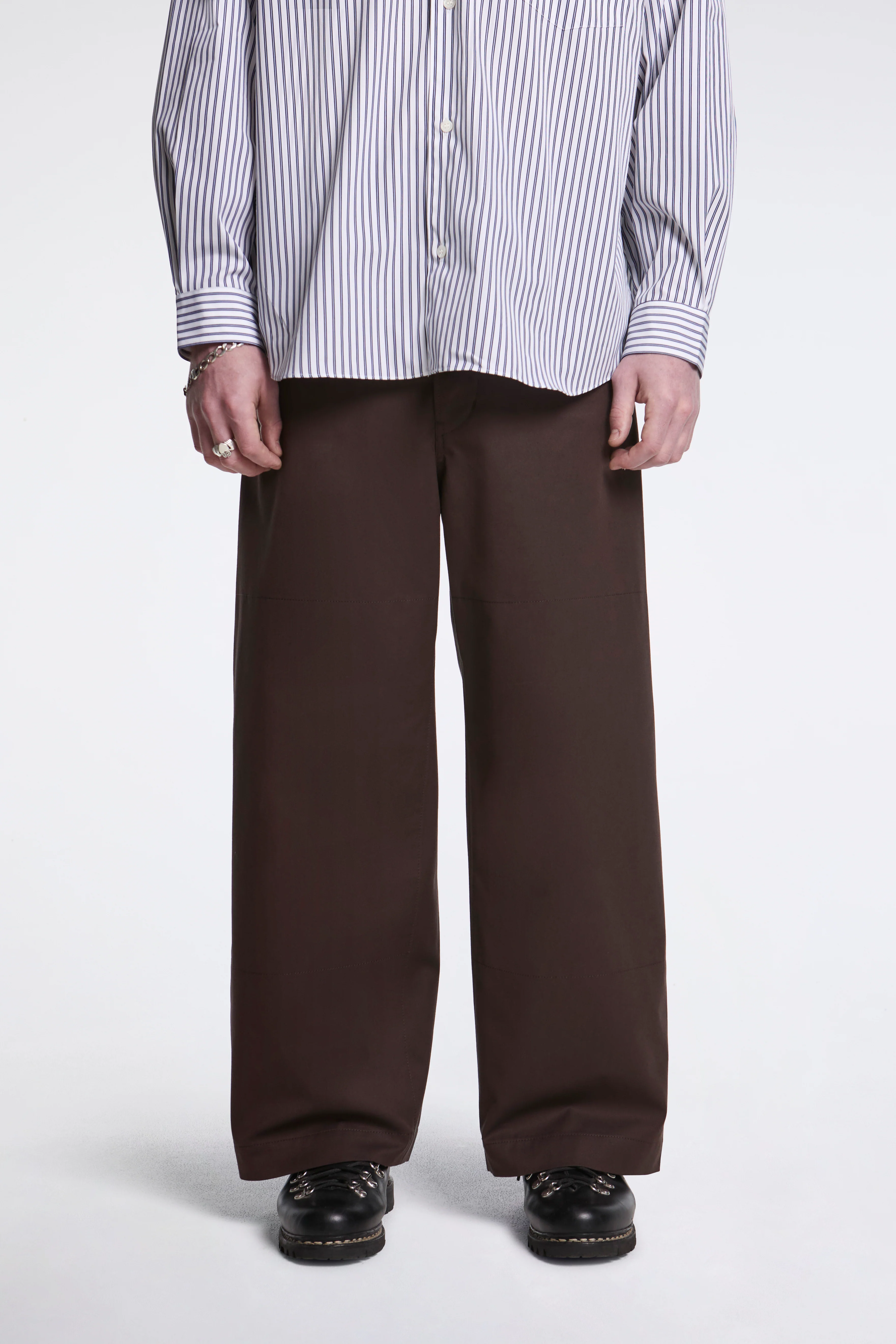 Panelled Trouser Brown - Image 2