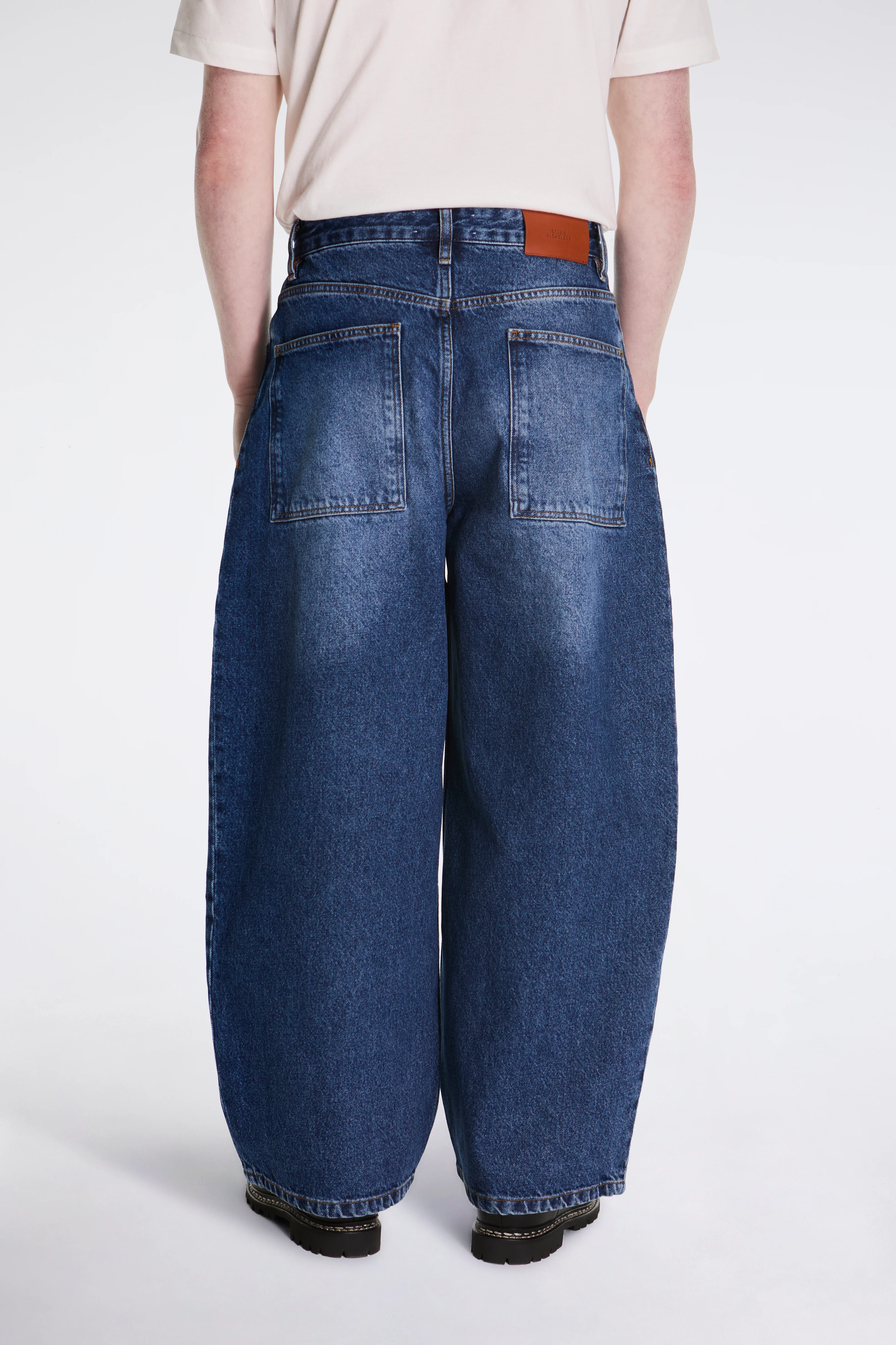 Paolo Pants 14Oz Regen Denim Worn Wash Indigo - Image 2