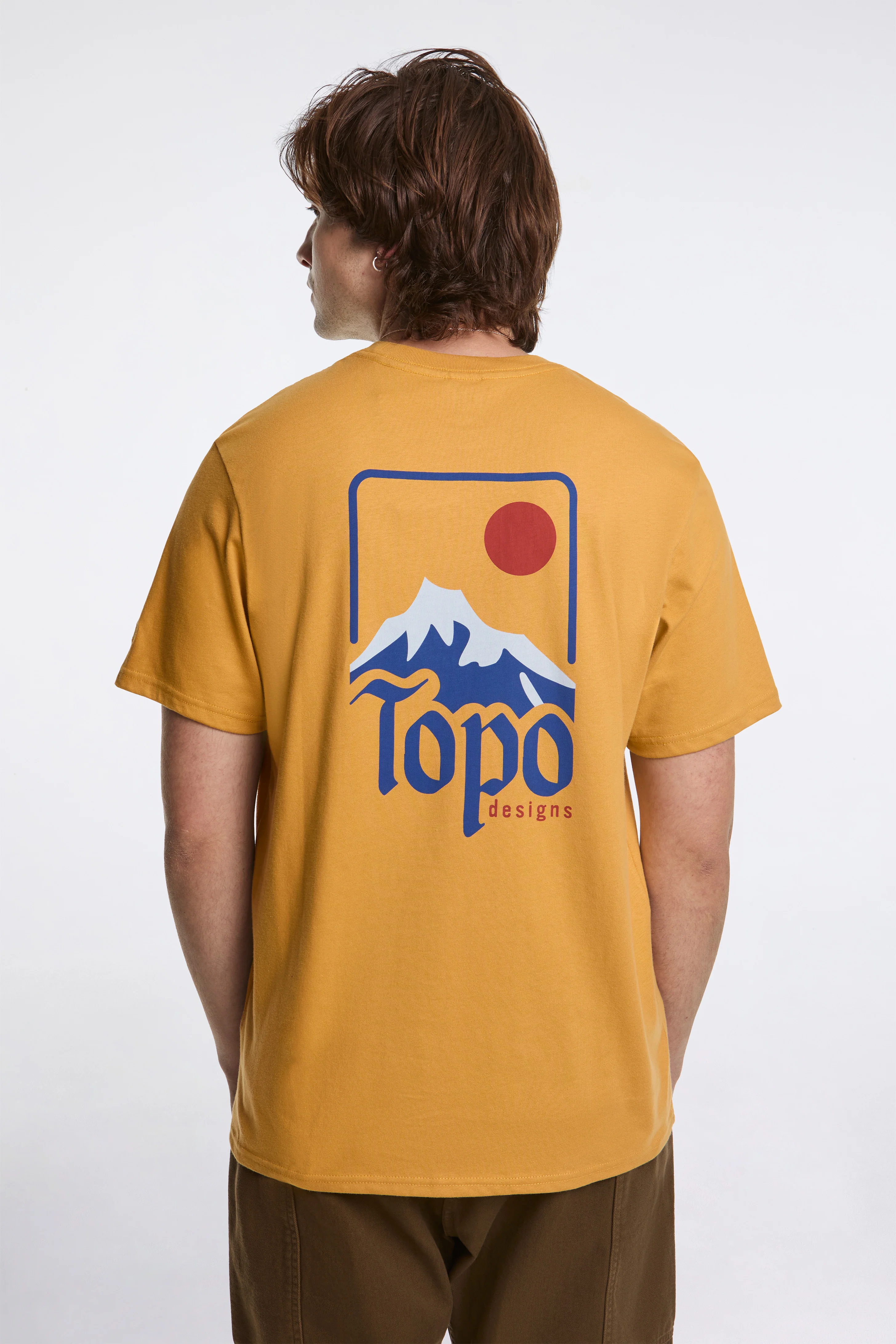 Peak Tee Mens Goldenrod - Image 2