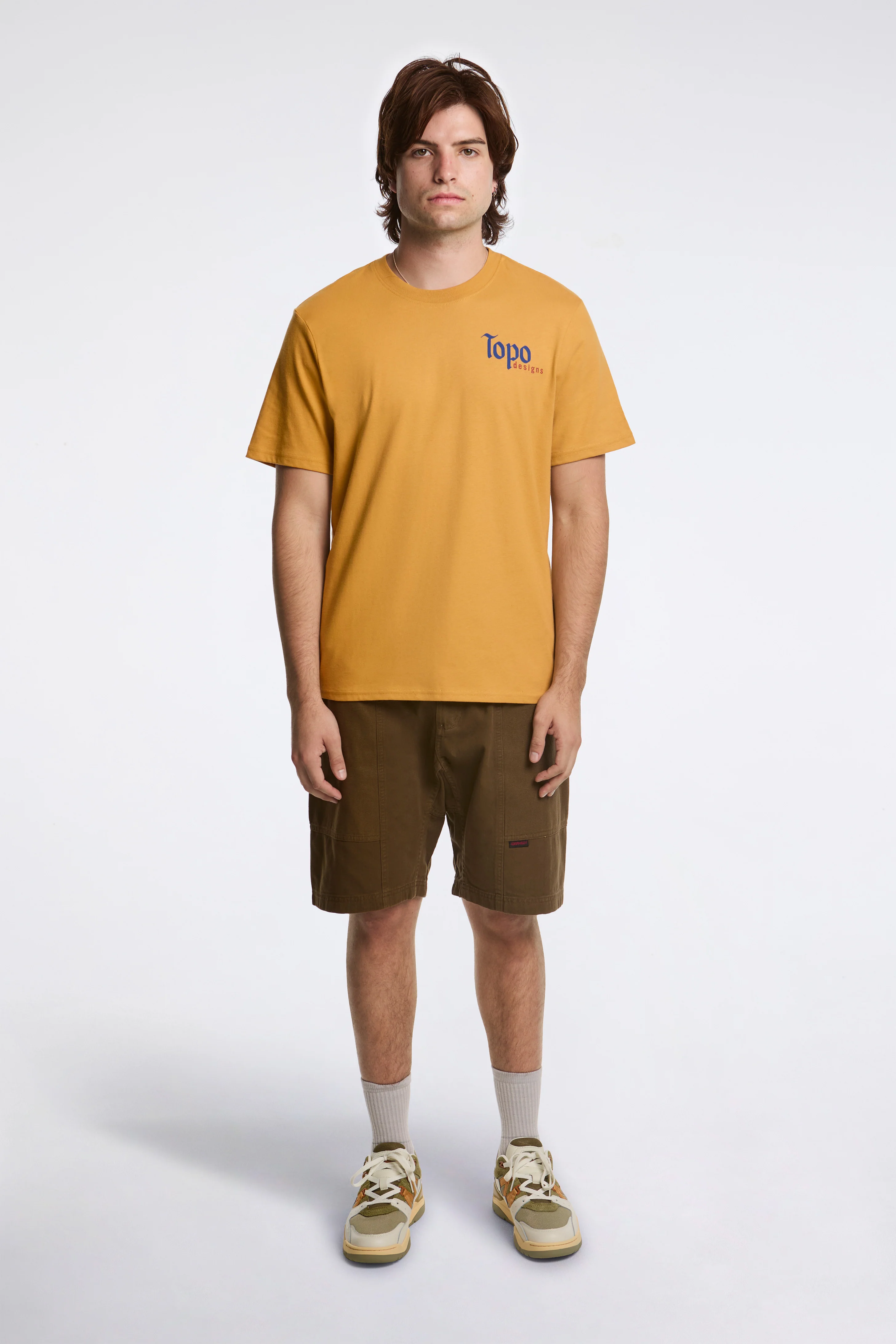 Peak Tee Mens Goldenrod - Image 5
