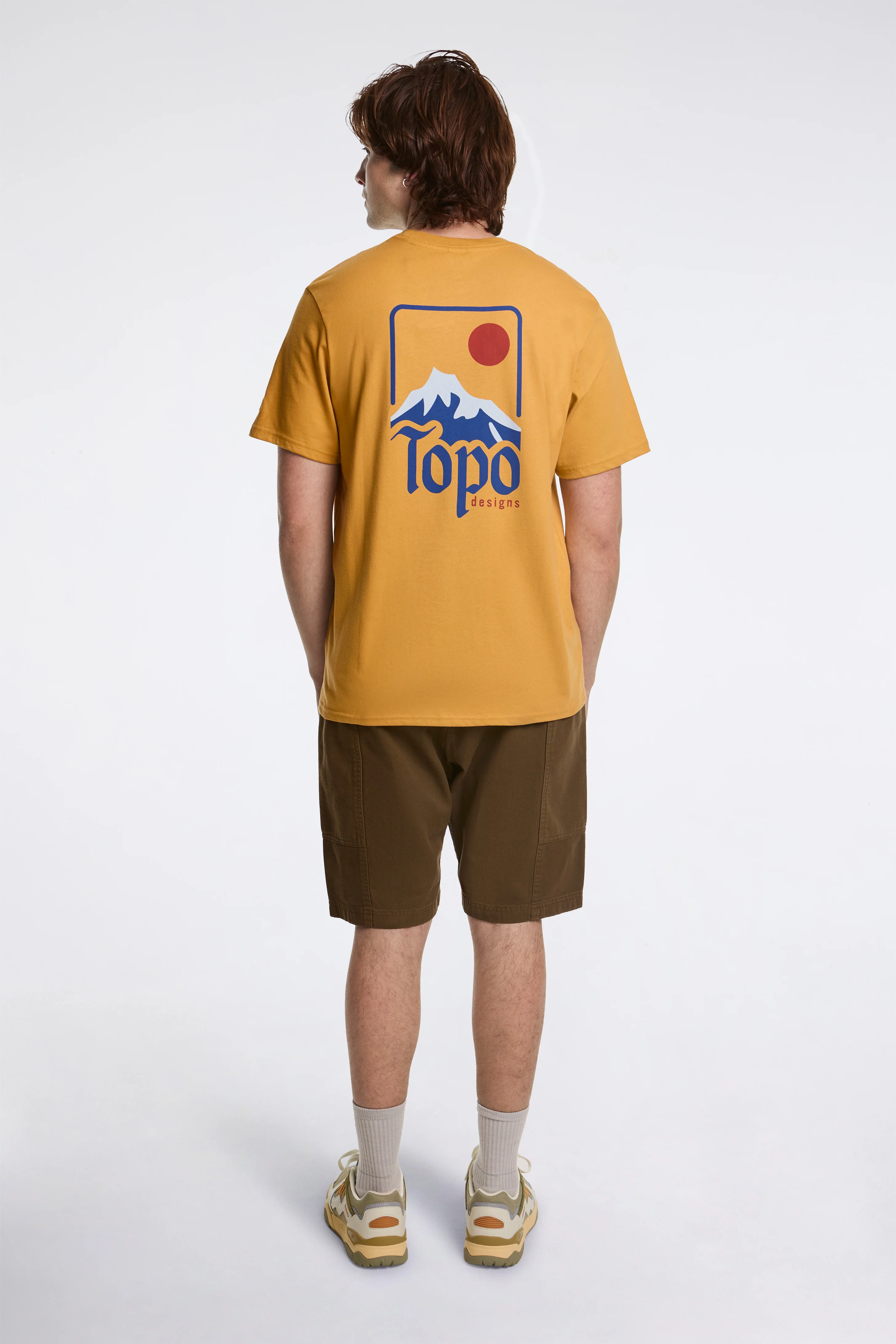 Peak Tee Mens Goldenrod - Image 6