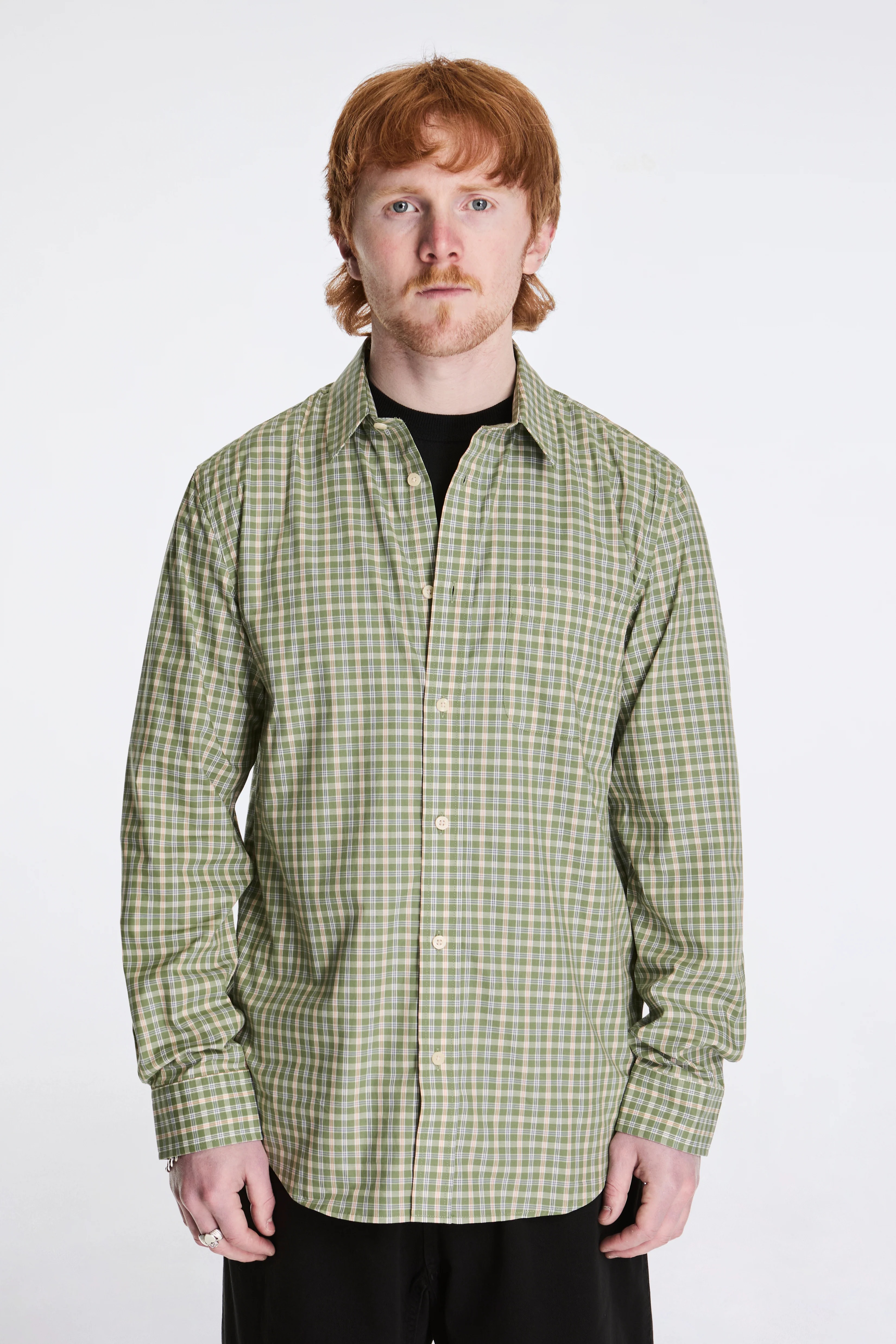 Academy Shirt Green Plaid - Image 2