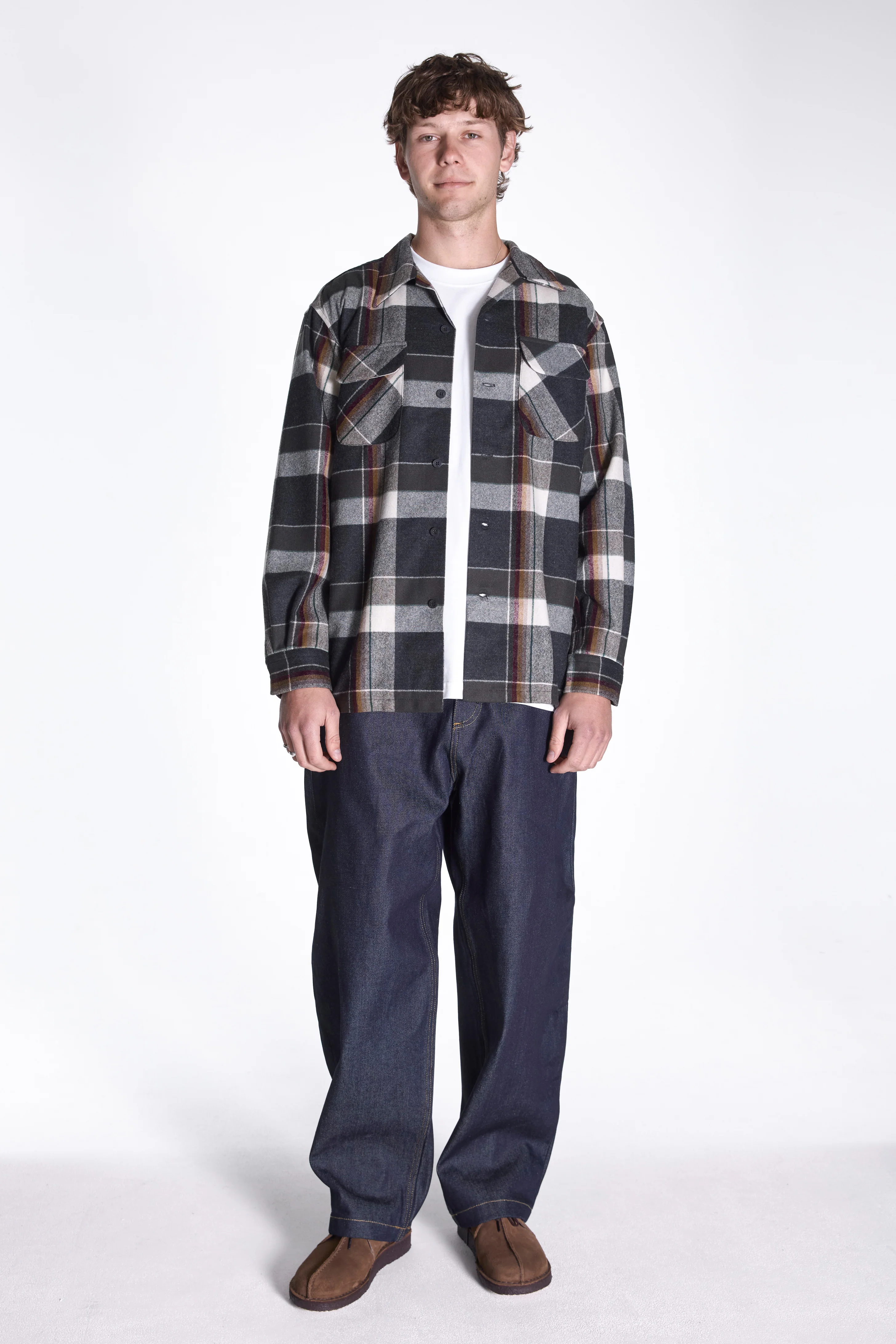 Board Shirt Black Multi Plaid - Image 2