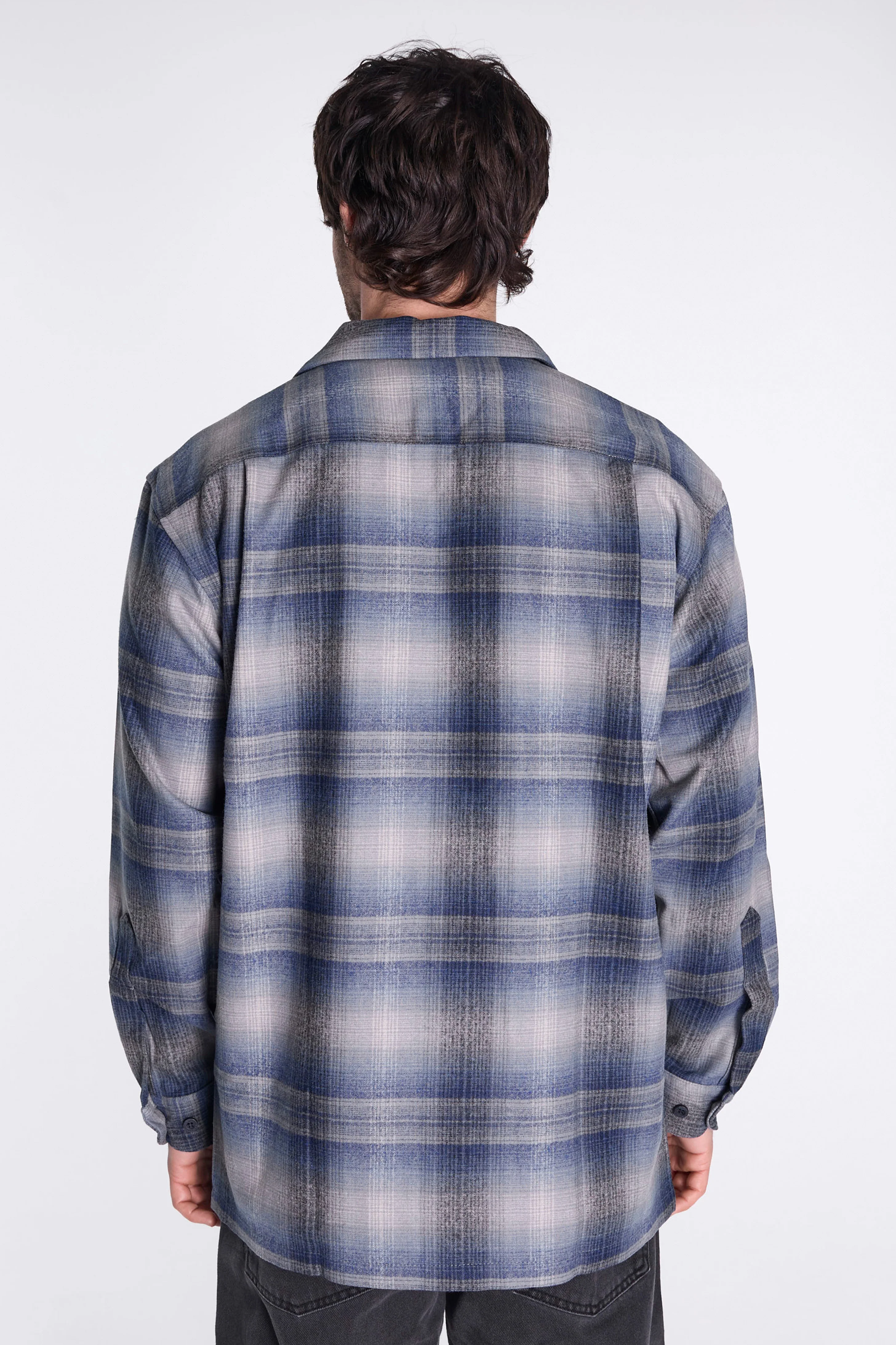 Board Shirt Grey/Navy Ombre - Image 3