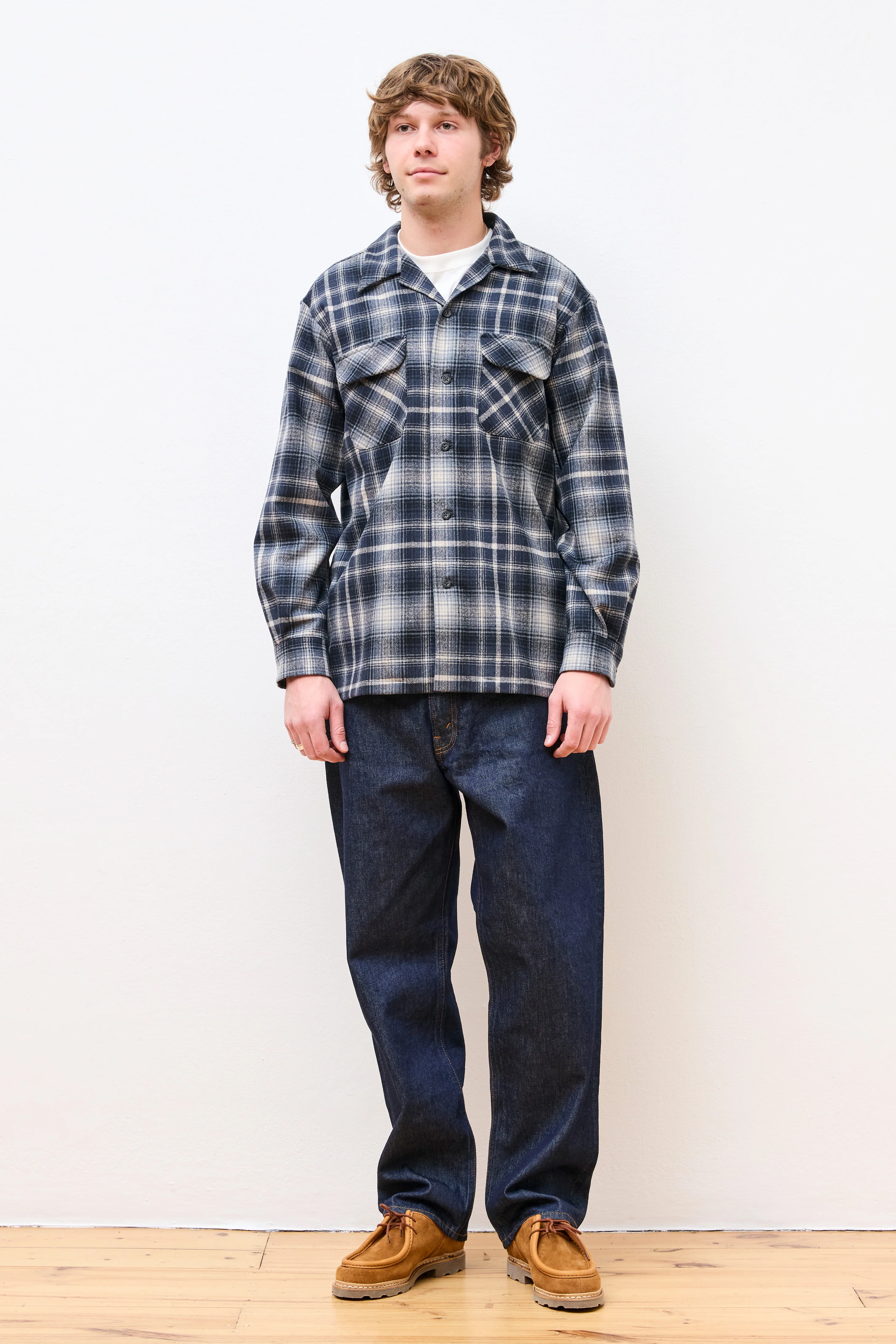 Board Shirt Grey/Tan Ombre - Image 7