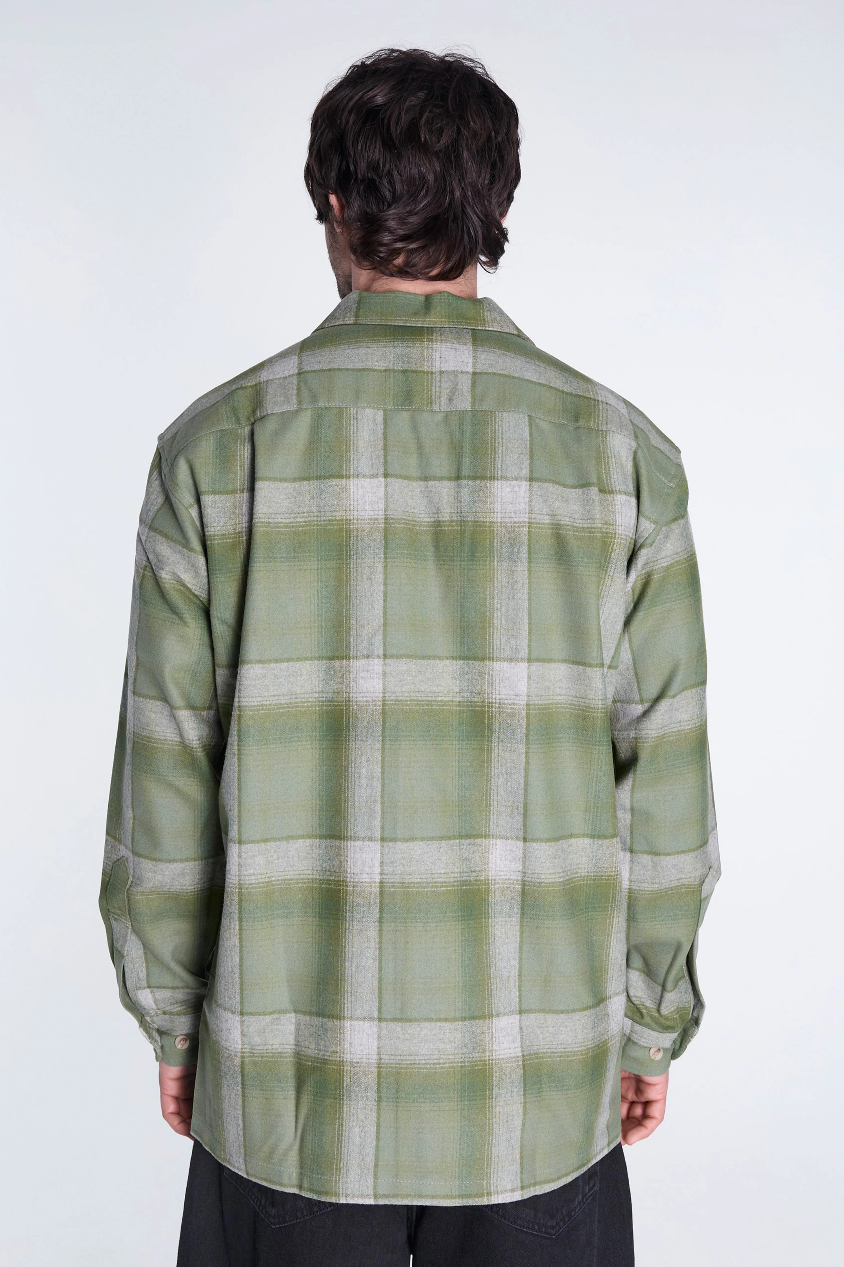 Board Shirt Olive/Grey Mix Ombre - Image 4