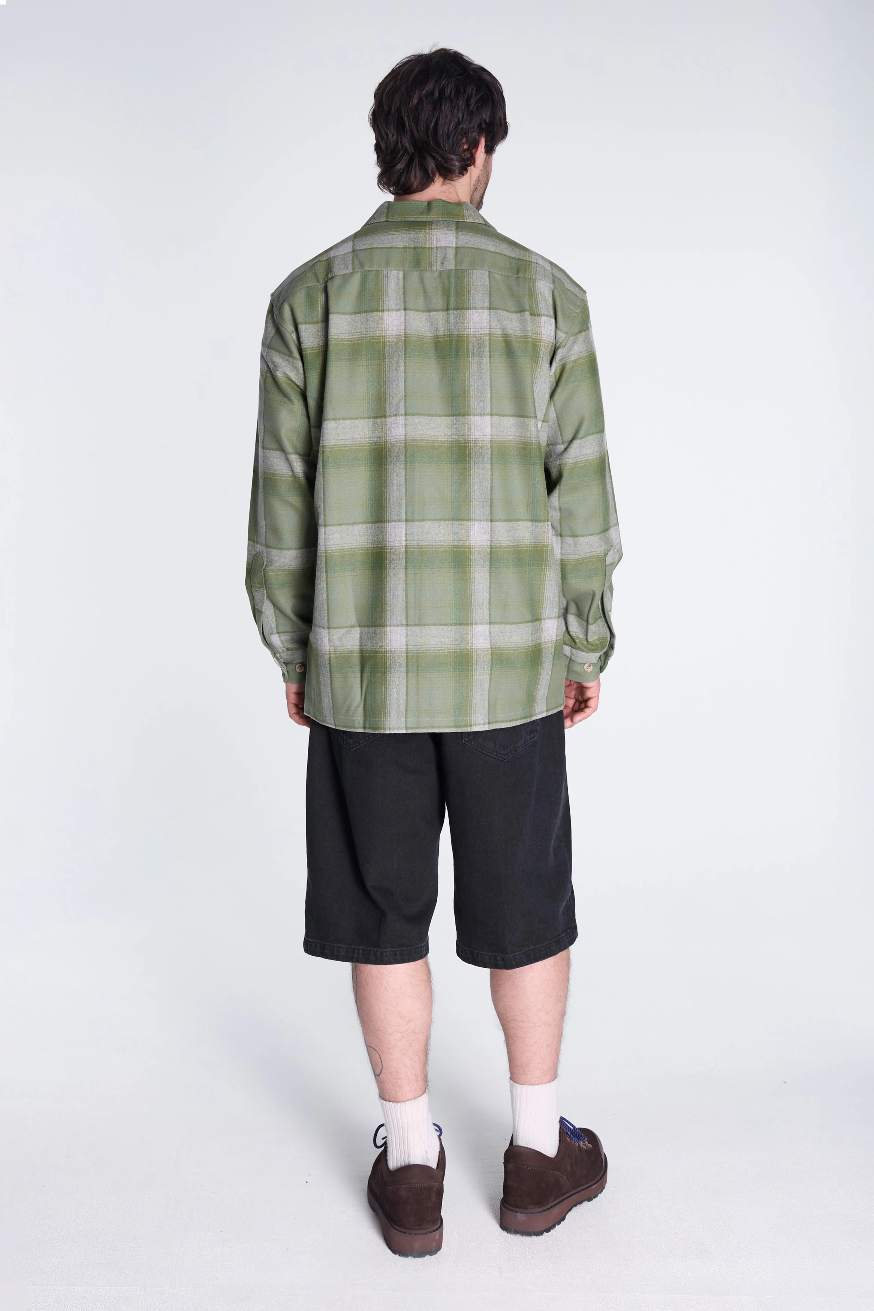 Board Shirt Olive/Grey Mix Ombre - Image 5