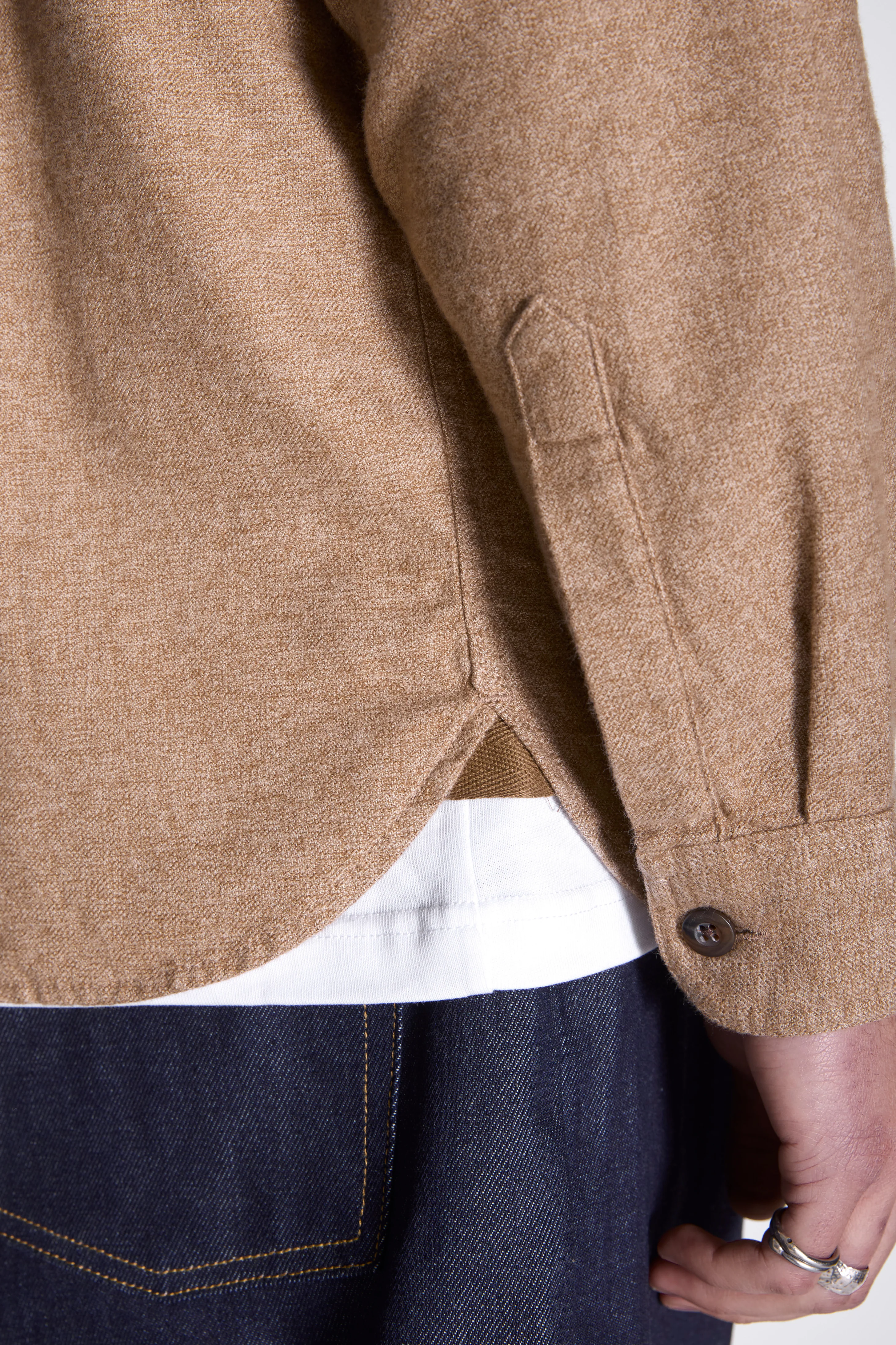 Burnside Shirt Camel Heather - Image 3