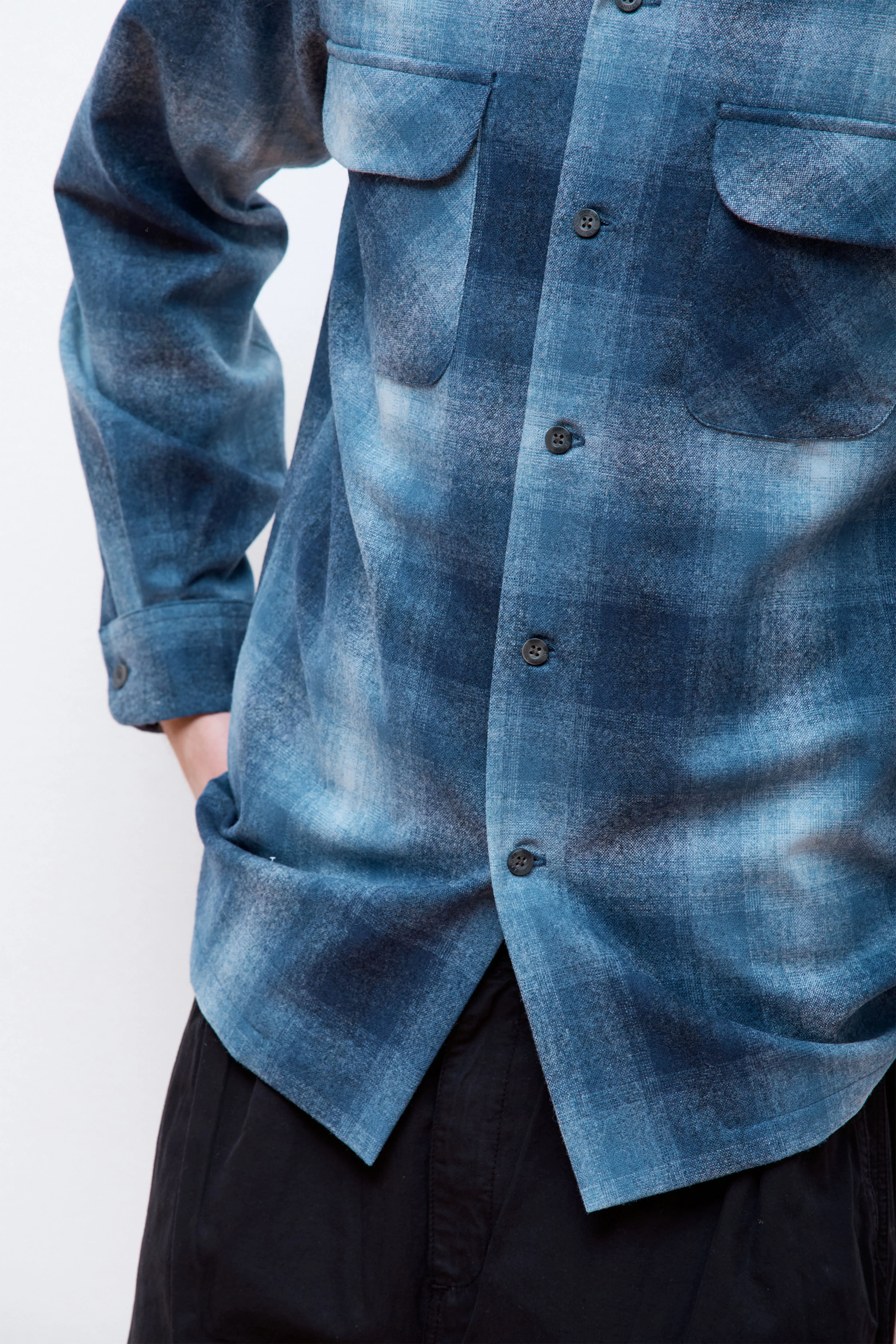 Original Board Shirt Navy Mix Ombre - Image 3