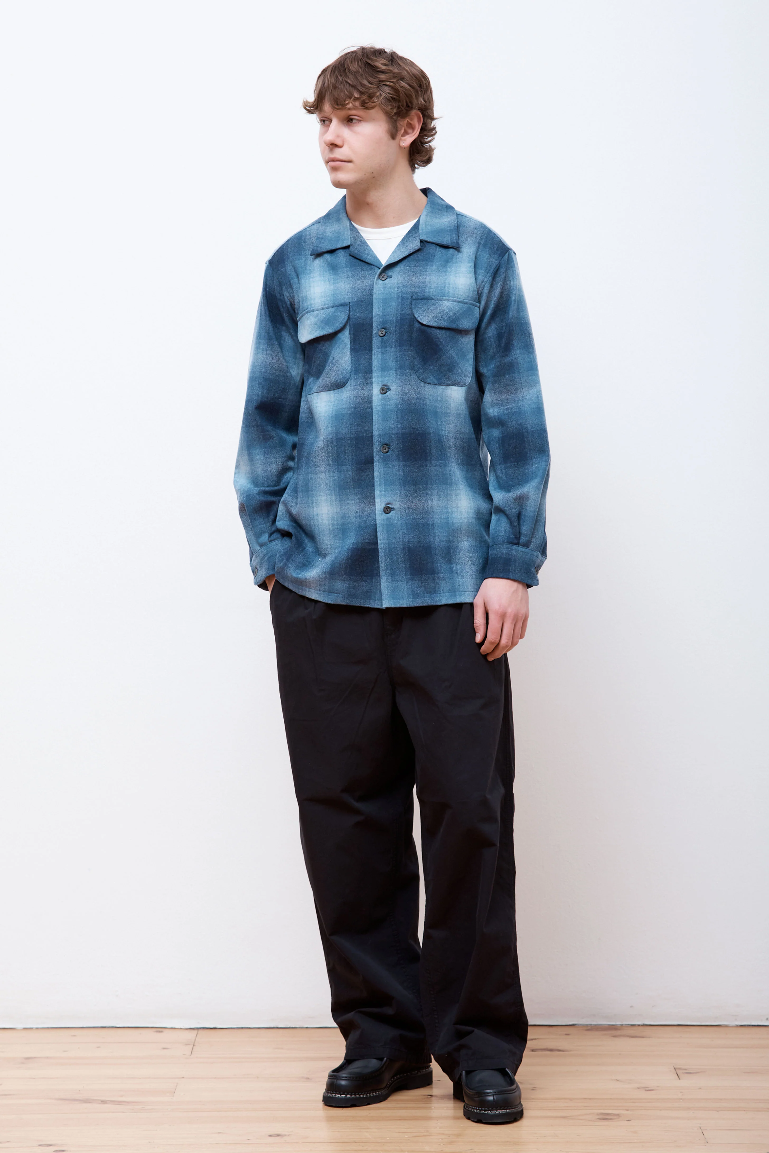 Original Board Shirt Navy Mix Ombre - Image 7