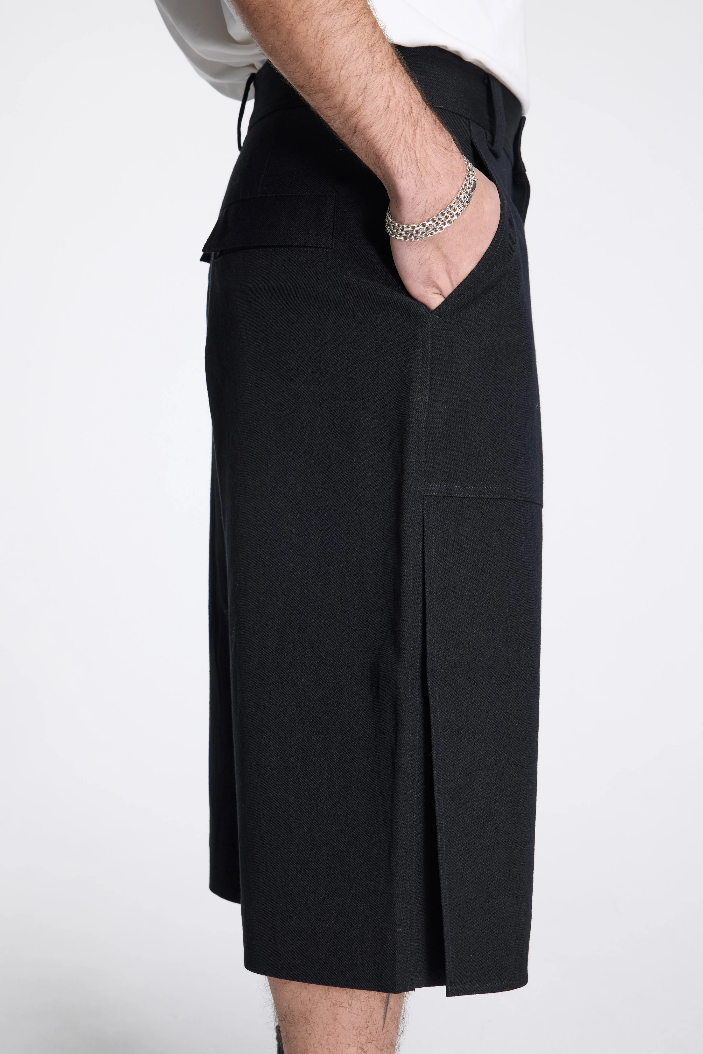 Thresholds Shorts Black Wool - Image 3