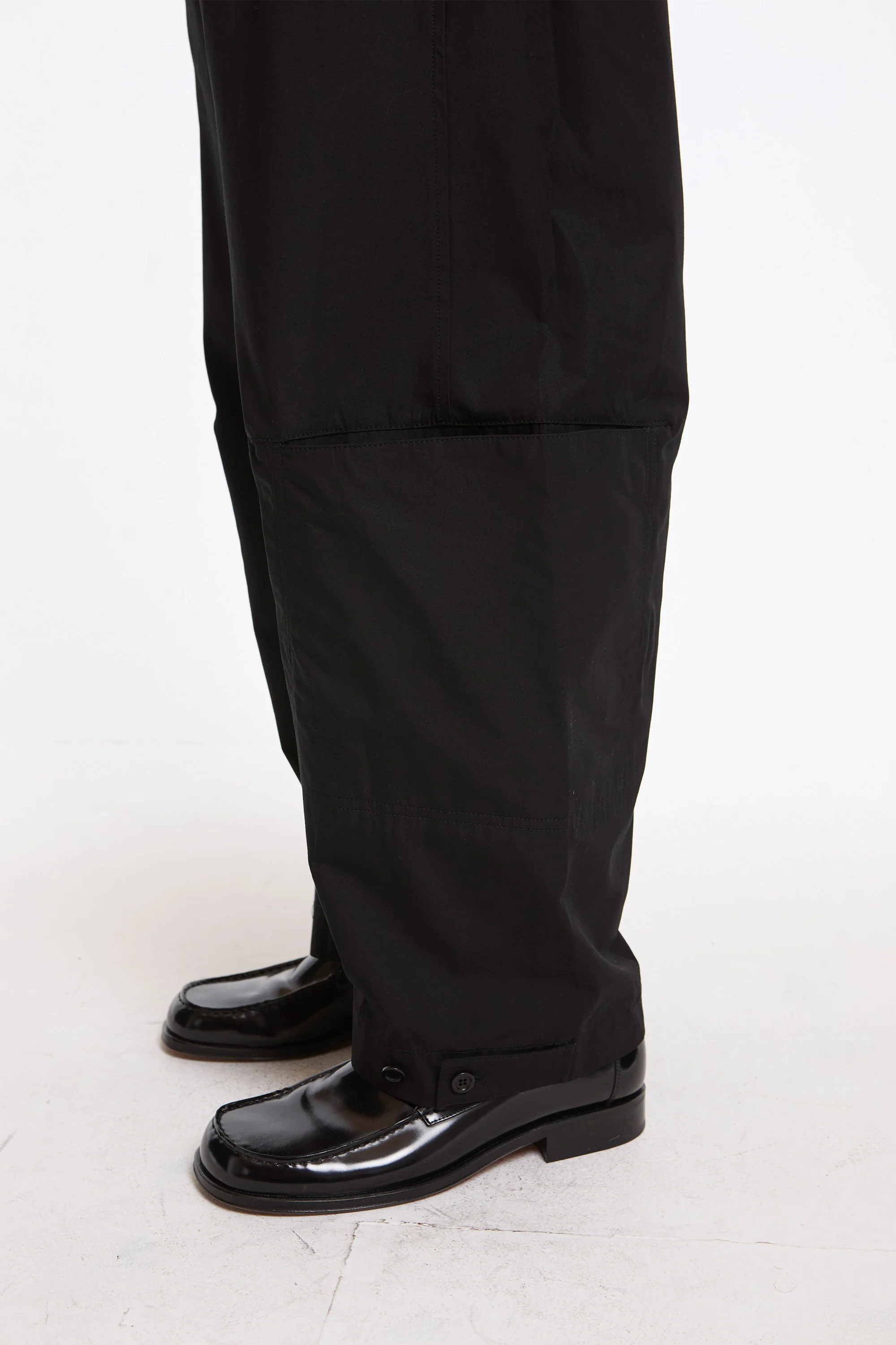 Pocket Banding Pants Black - Image 4