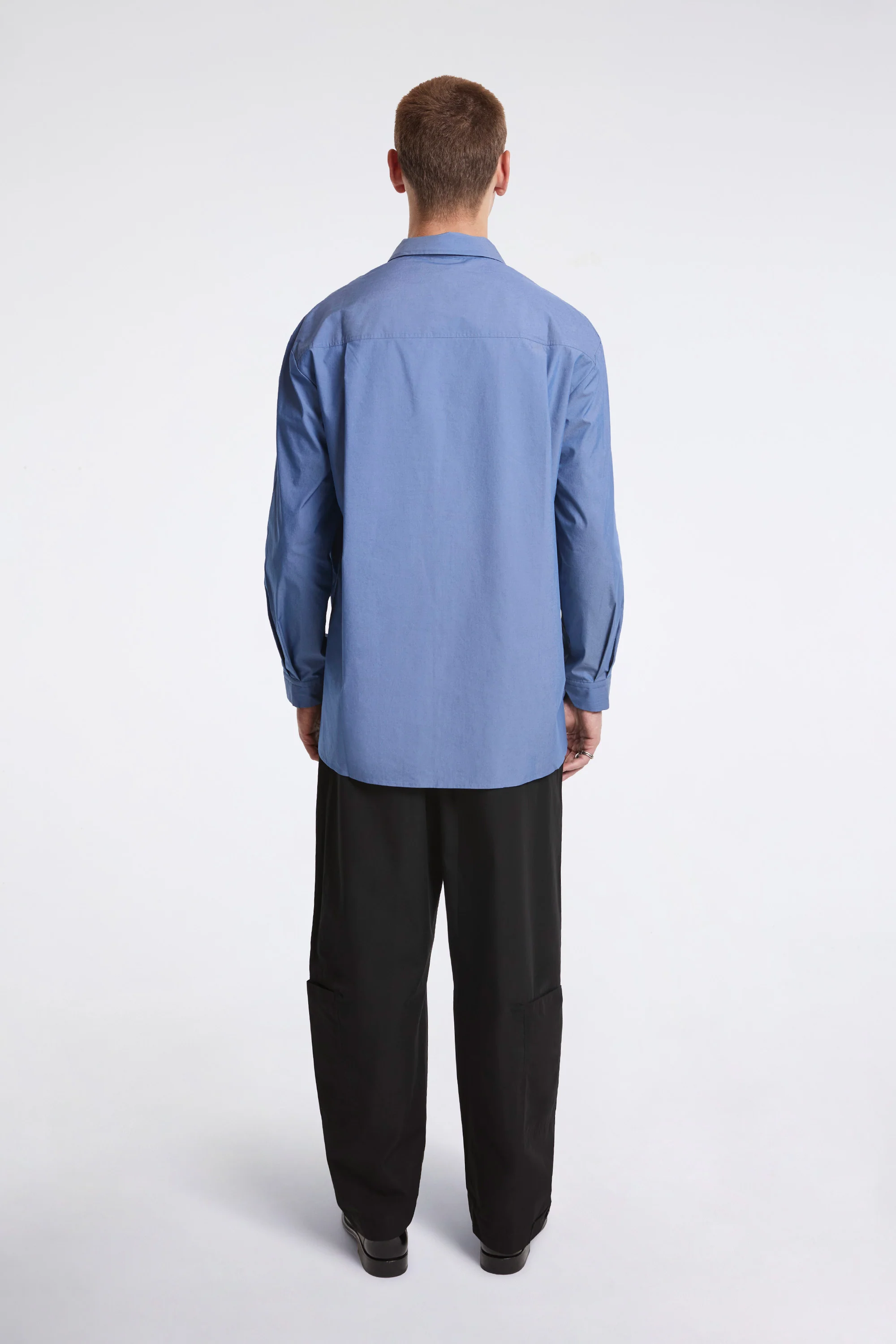 Pocket Banding Pants Black - Image 6