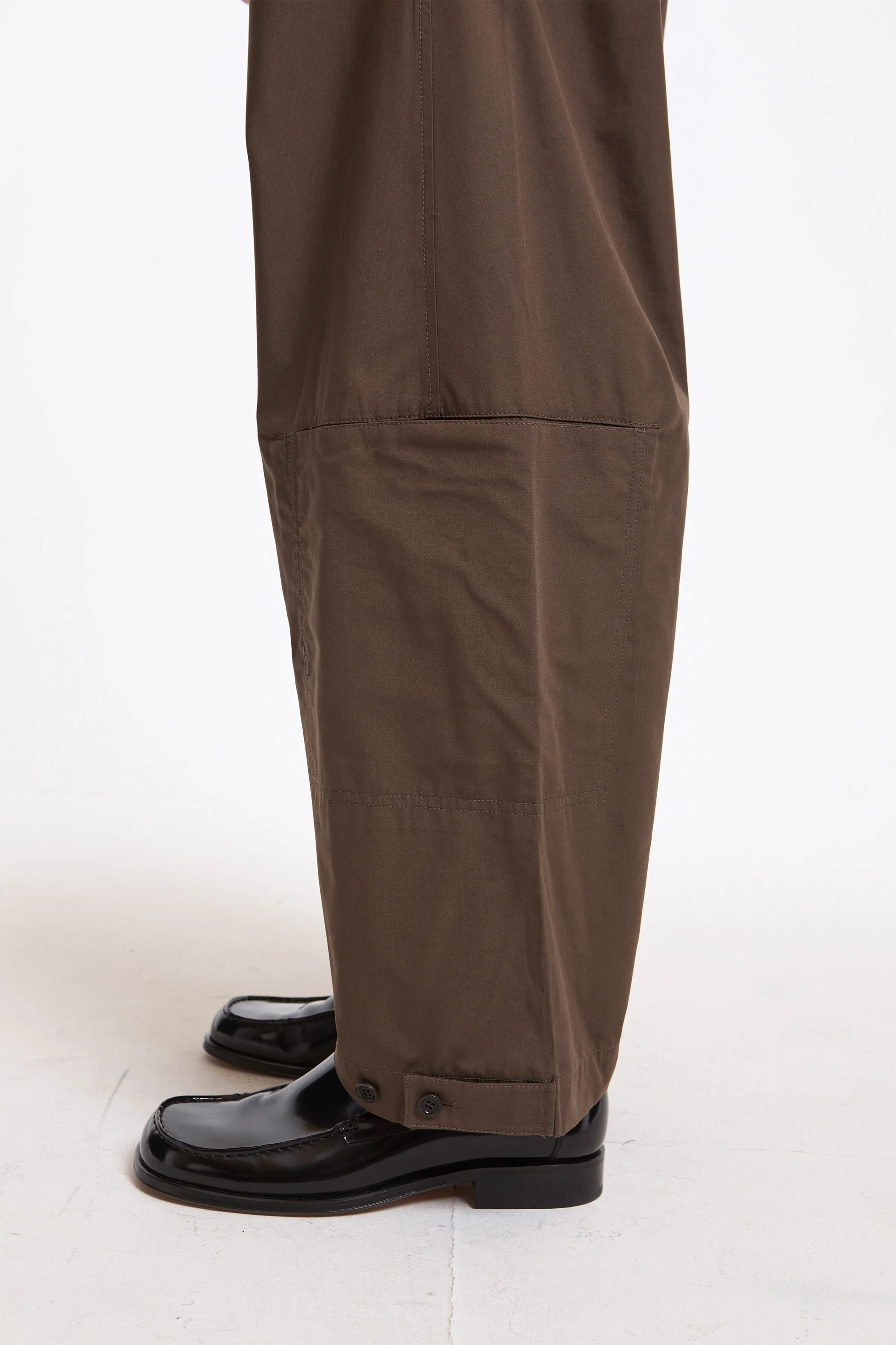 Pocket Banding Pants Brown - Image 5