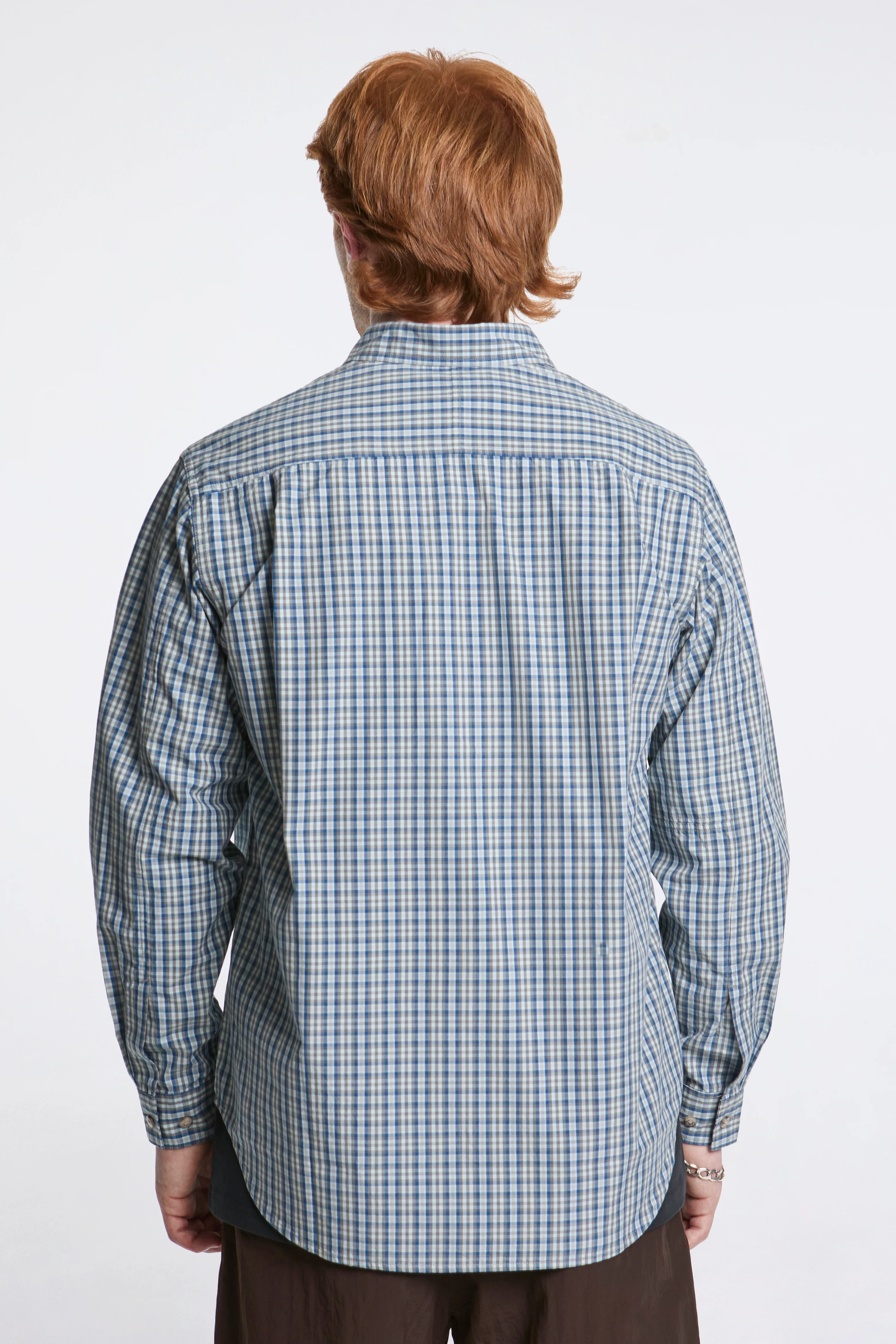 Poplin Millwood Shirt Blue - Image 2