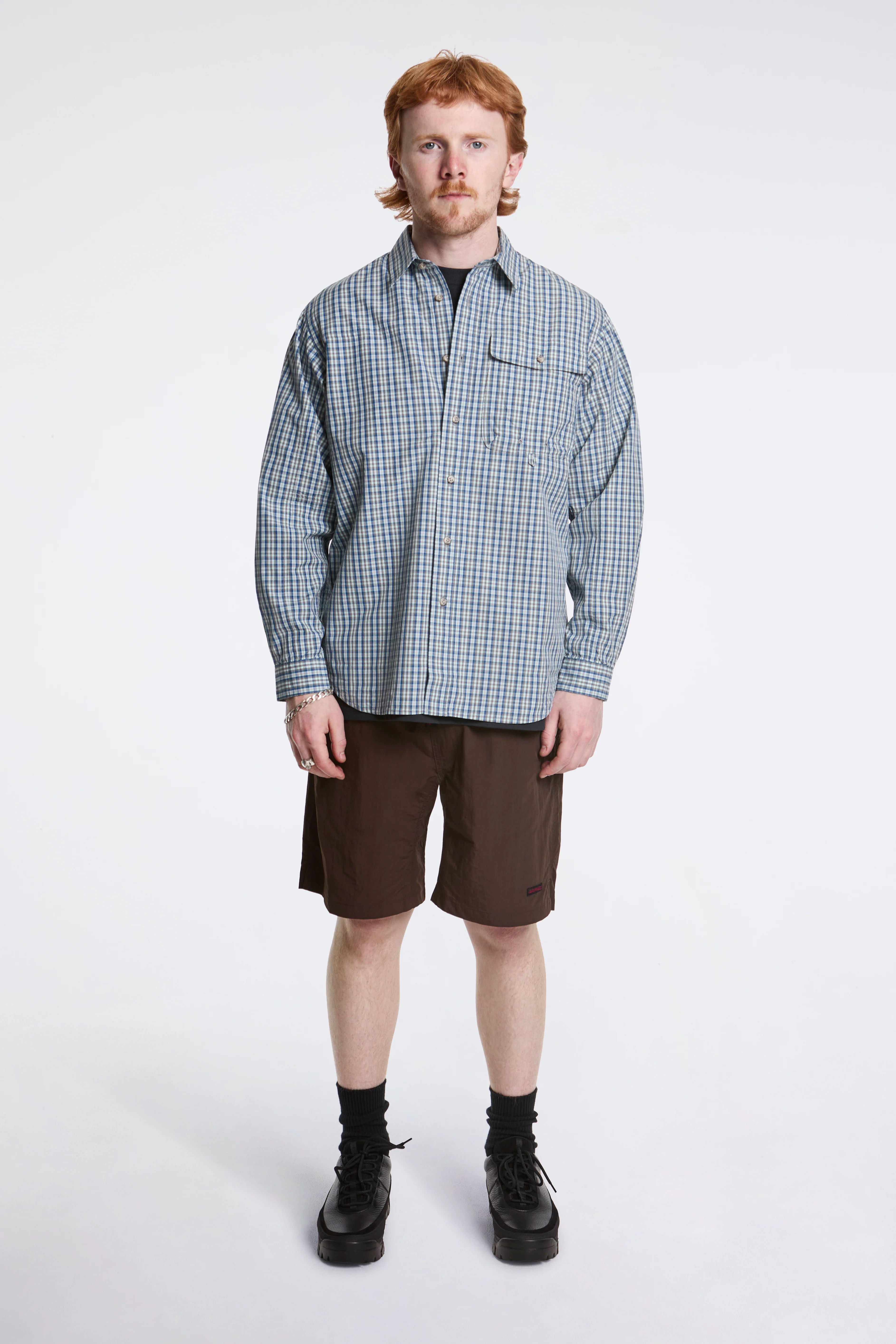 Poplin Millwood Shirt Blue - Image 5