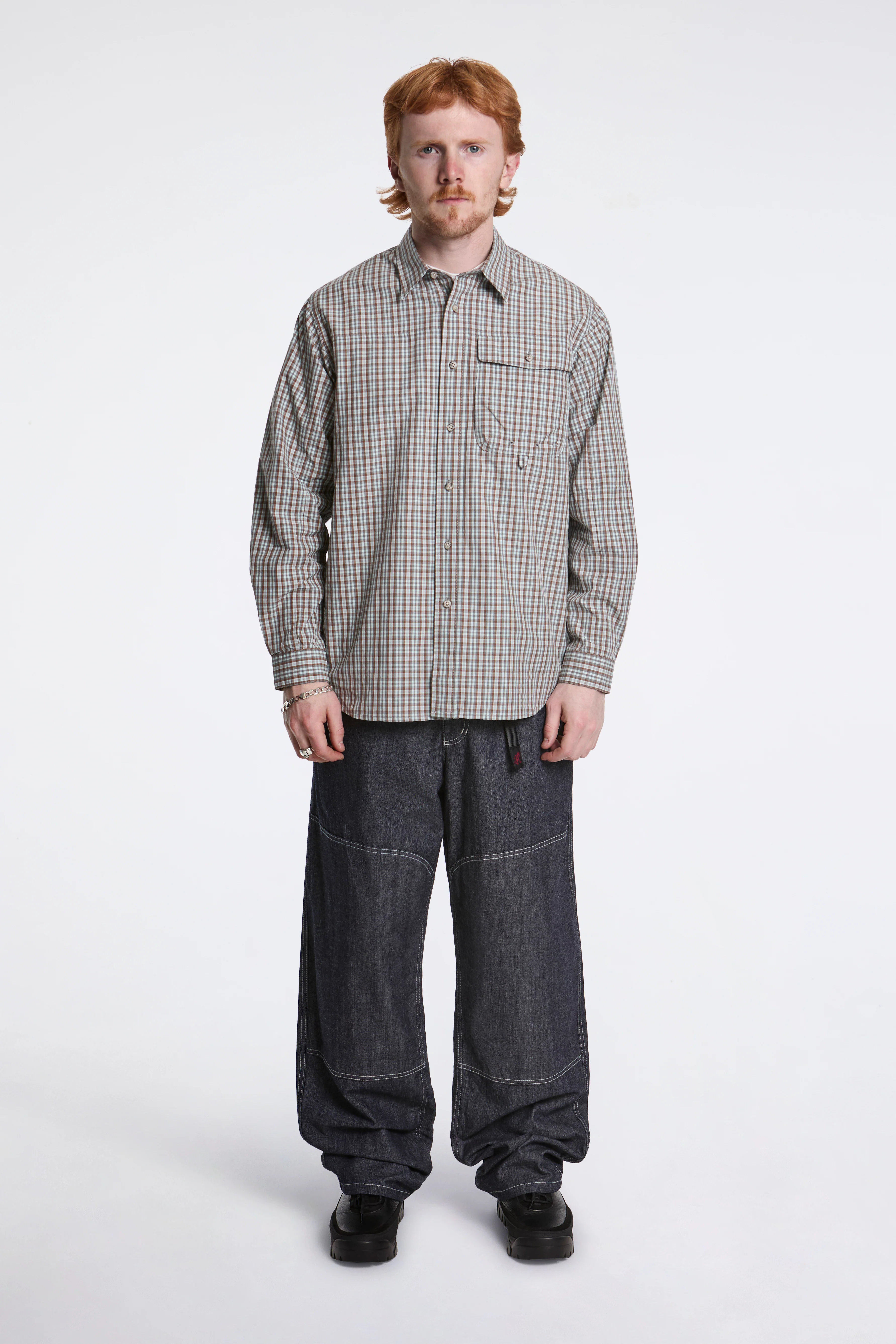 Poplin Millwood Shirt Brown - Image 4