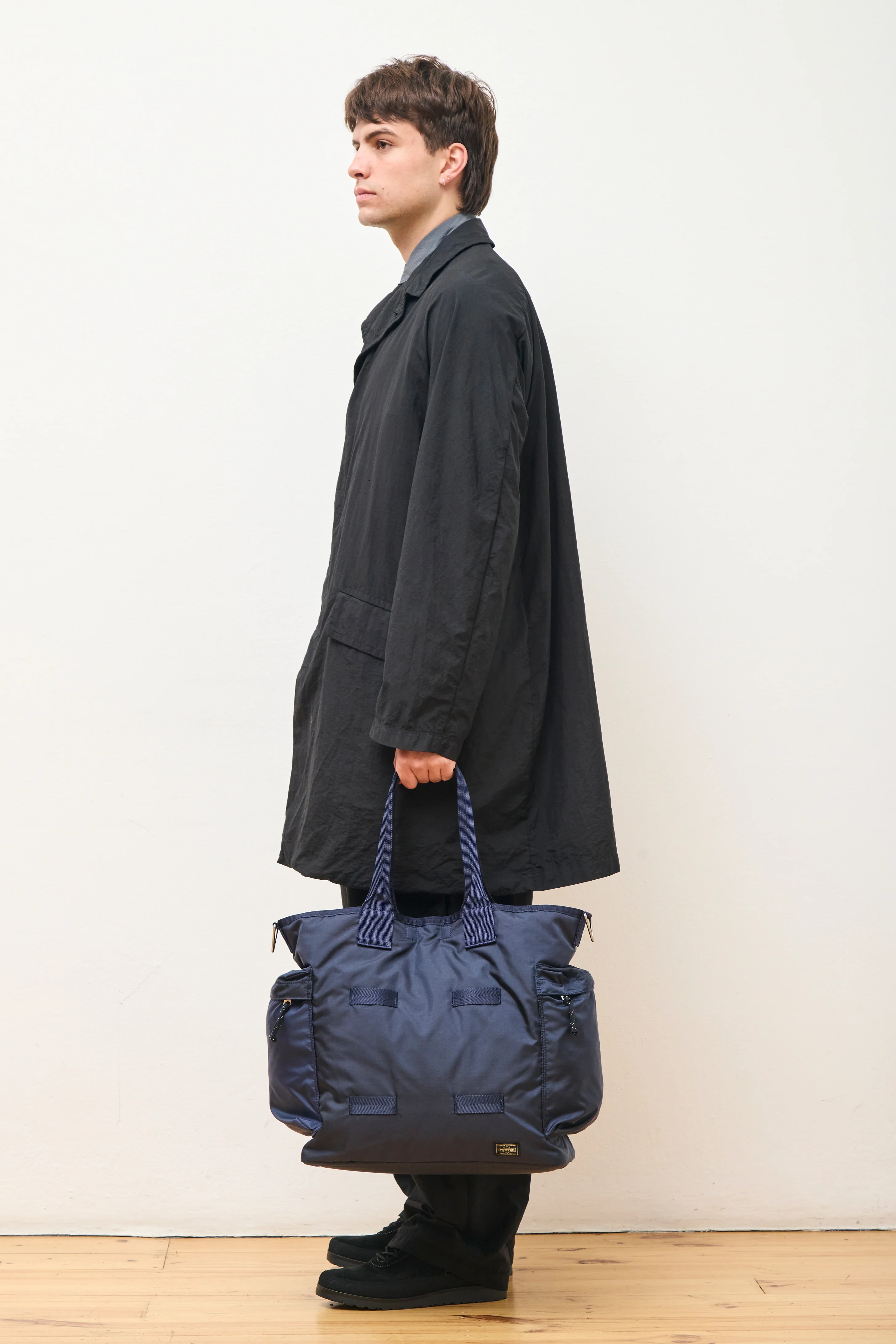 Force 2Way Tote Bag Navy - Image 8